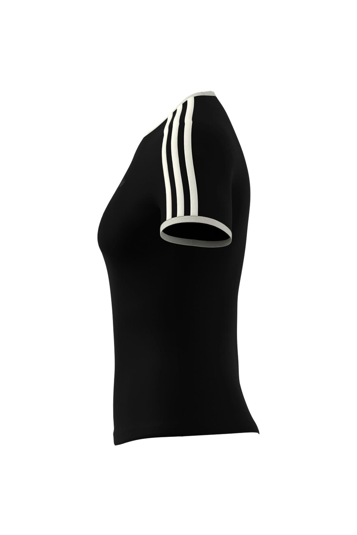 adidas 3S CALI TEE Kadın  Siyah  T-shirt JD5468