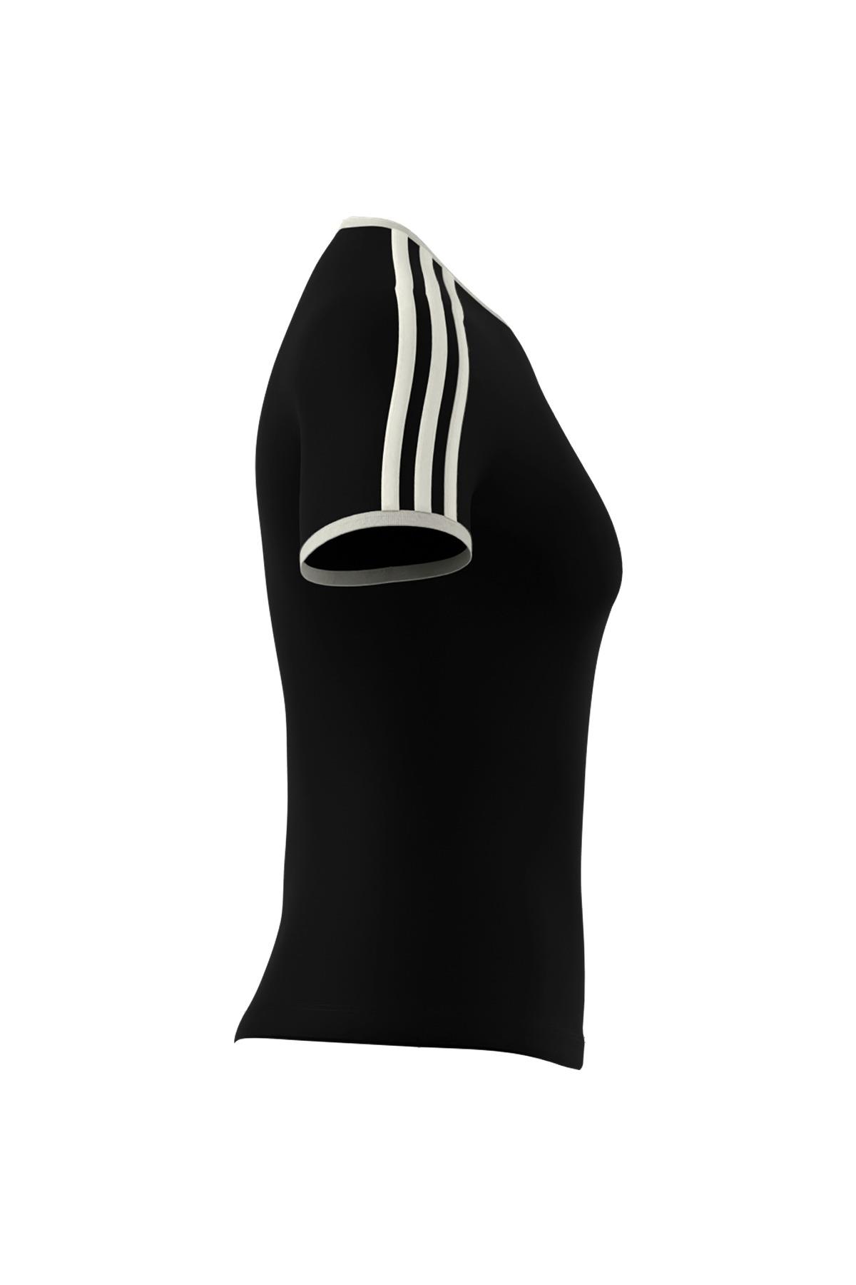 adidas 3S CALI TEE Kadın  Siyah  T-shirt JD5468