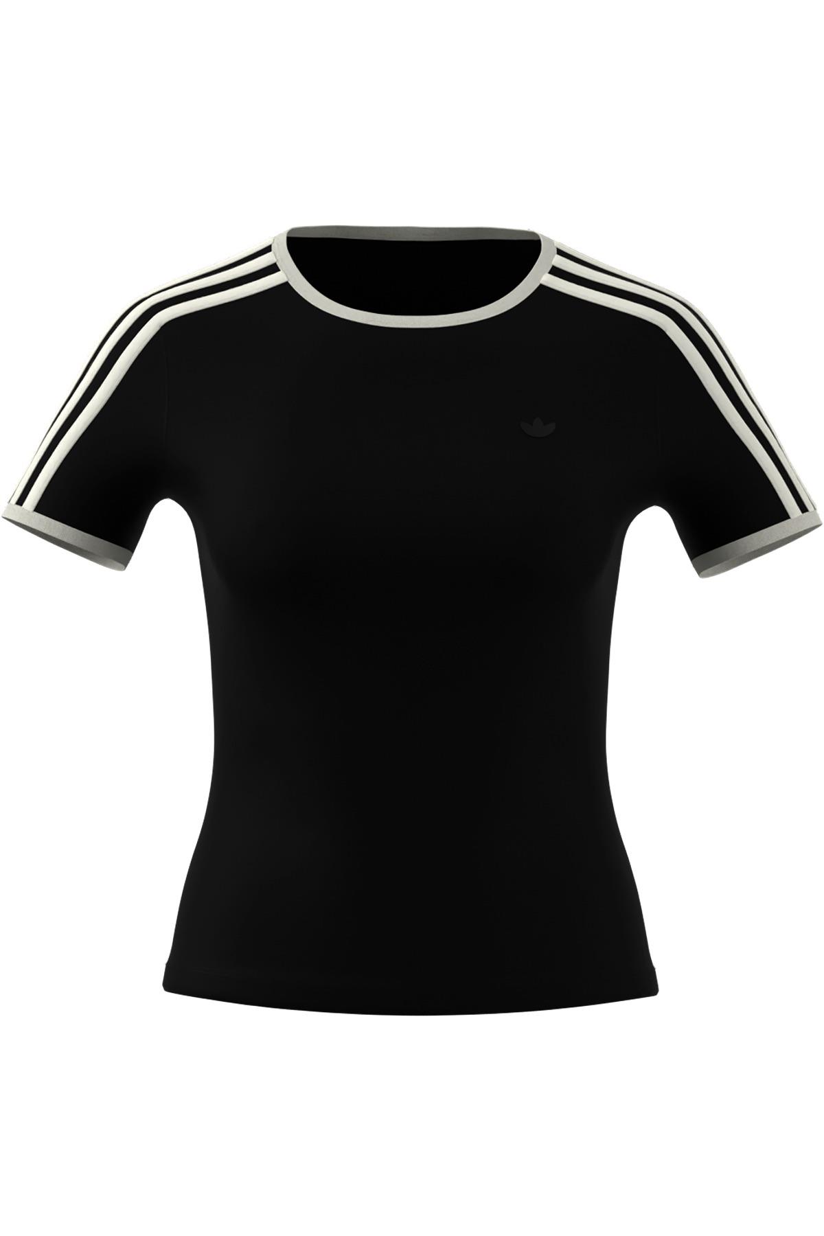 adidas 3S CALI TEE Kadın  Siyah  T-shirt JD5468