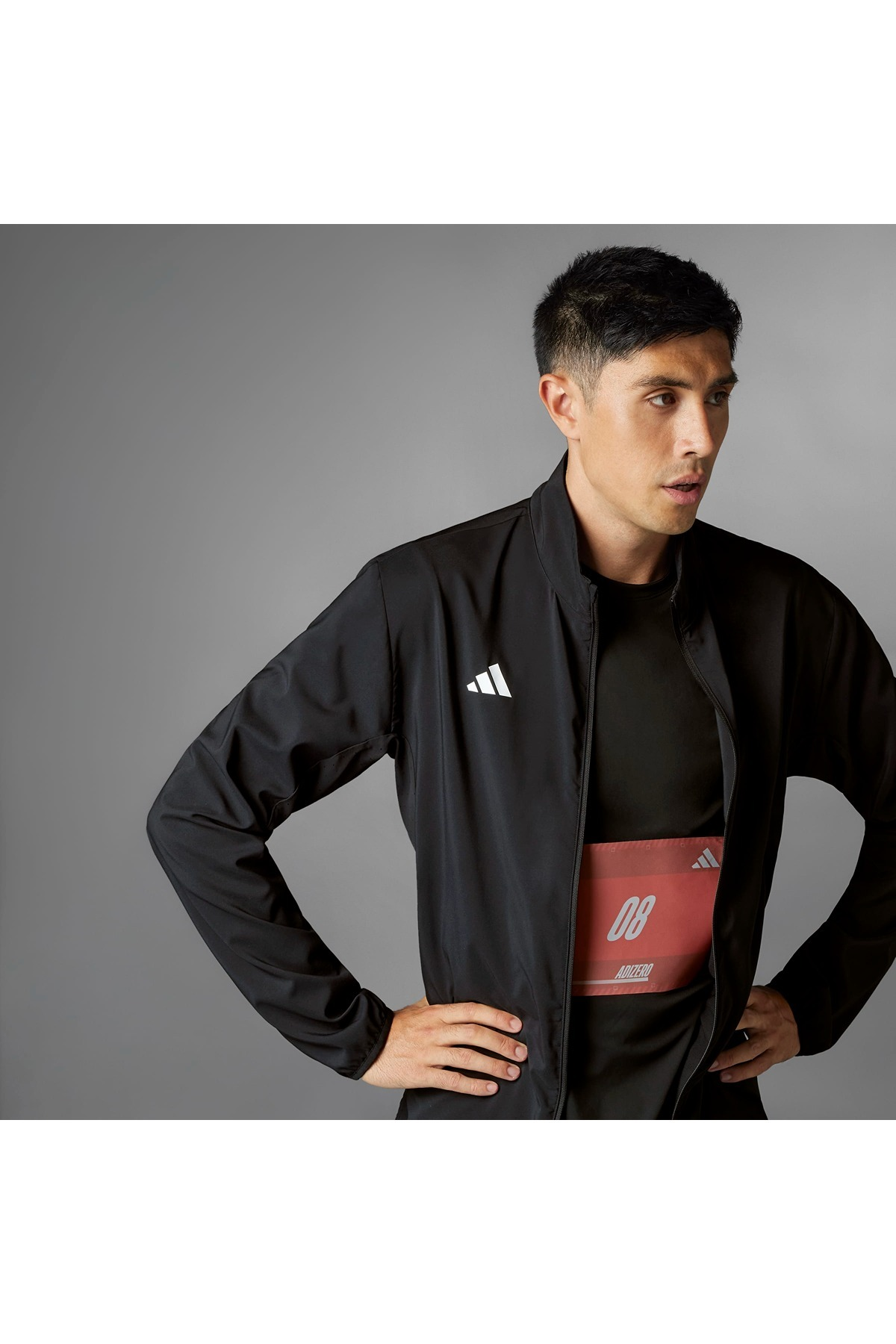 adidas ADIZERO E JCKT Siyah Erkek   Ceket IT7585