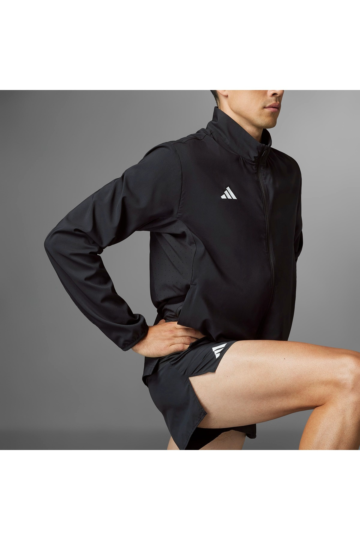 adidas ADIZERO E JCKT Siyah Erkek   Ceket IT7585