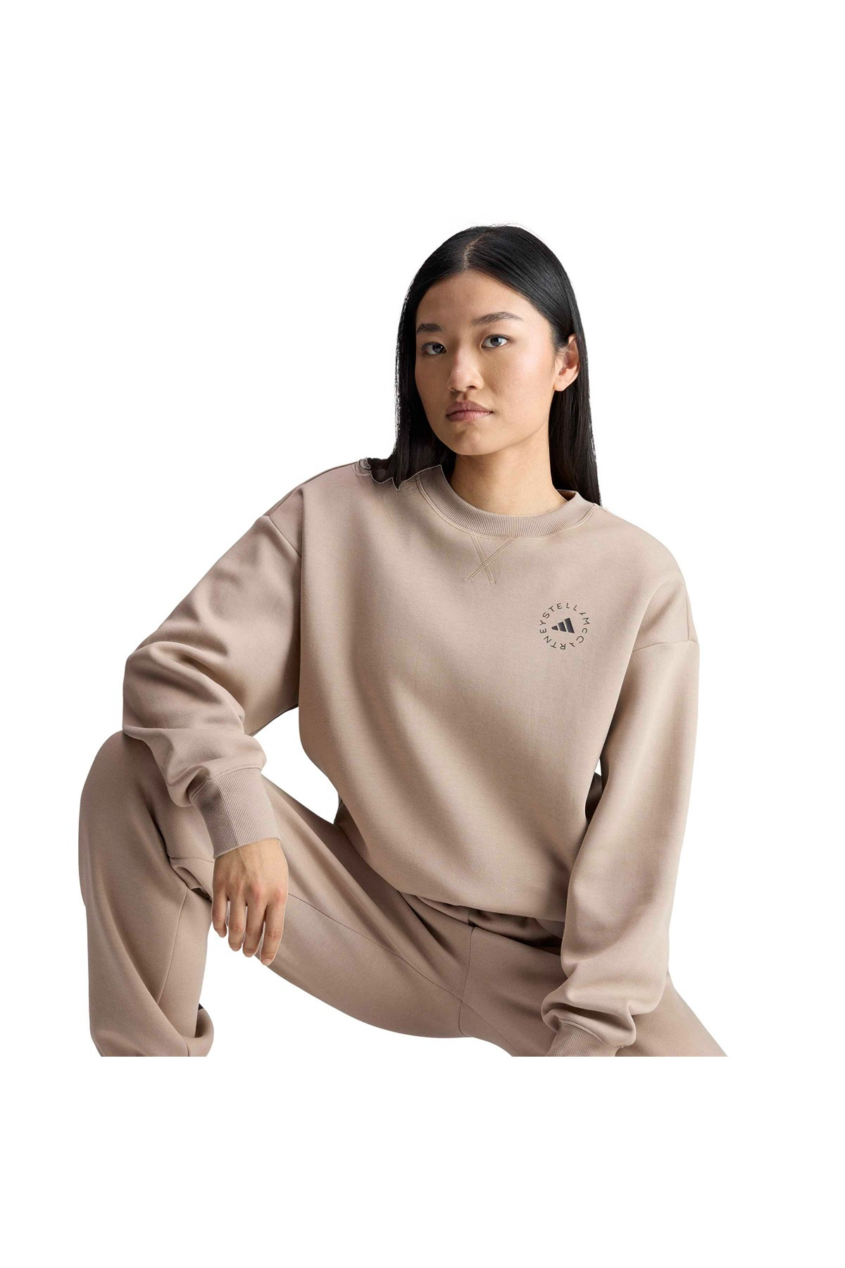 adidas aSMC LOOSE SS Kadın  Kahverengi  Sweatshirt KF8865