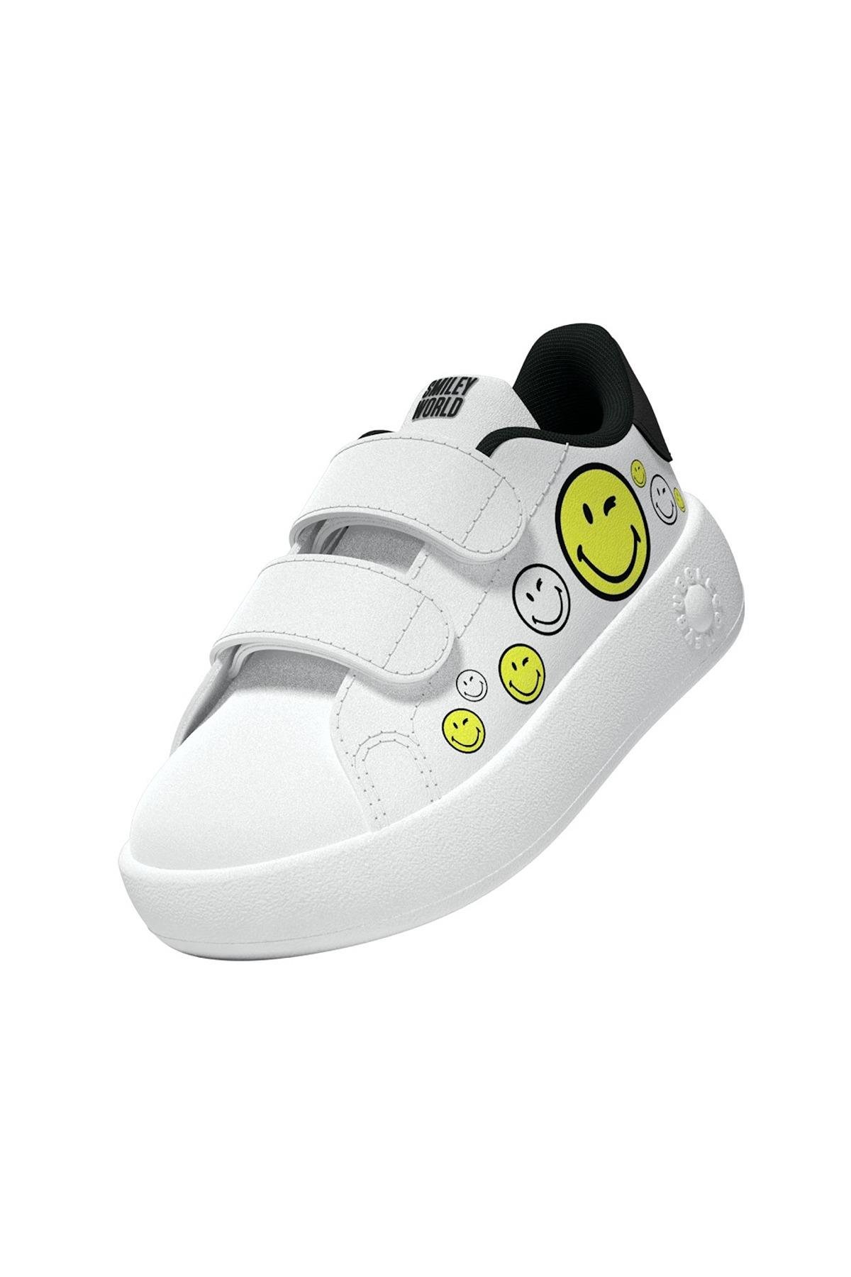 adidas Bebek  Beyaz  Yürüyüş Ayakkabısı ADVANTAGE SMILEY CF I IH6257