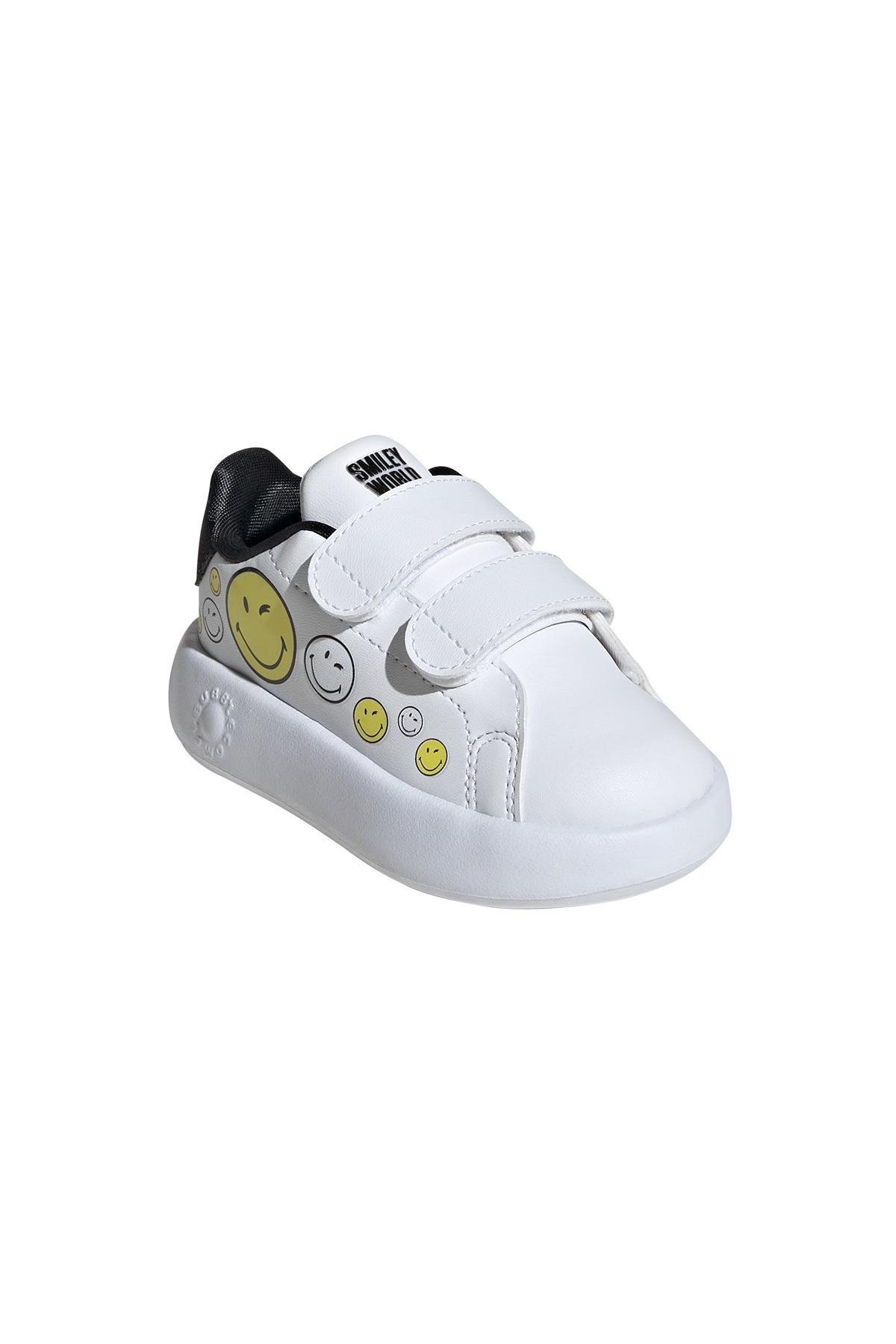 adidas Bebek  Beyaz  Yürüyüş Ayakkabısı ADVANTAGE SMILEY CF I IH6257