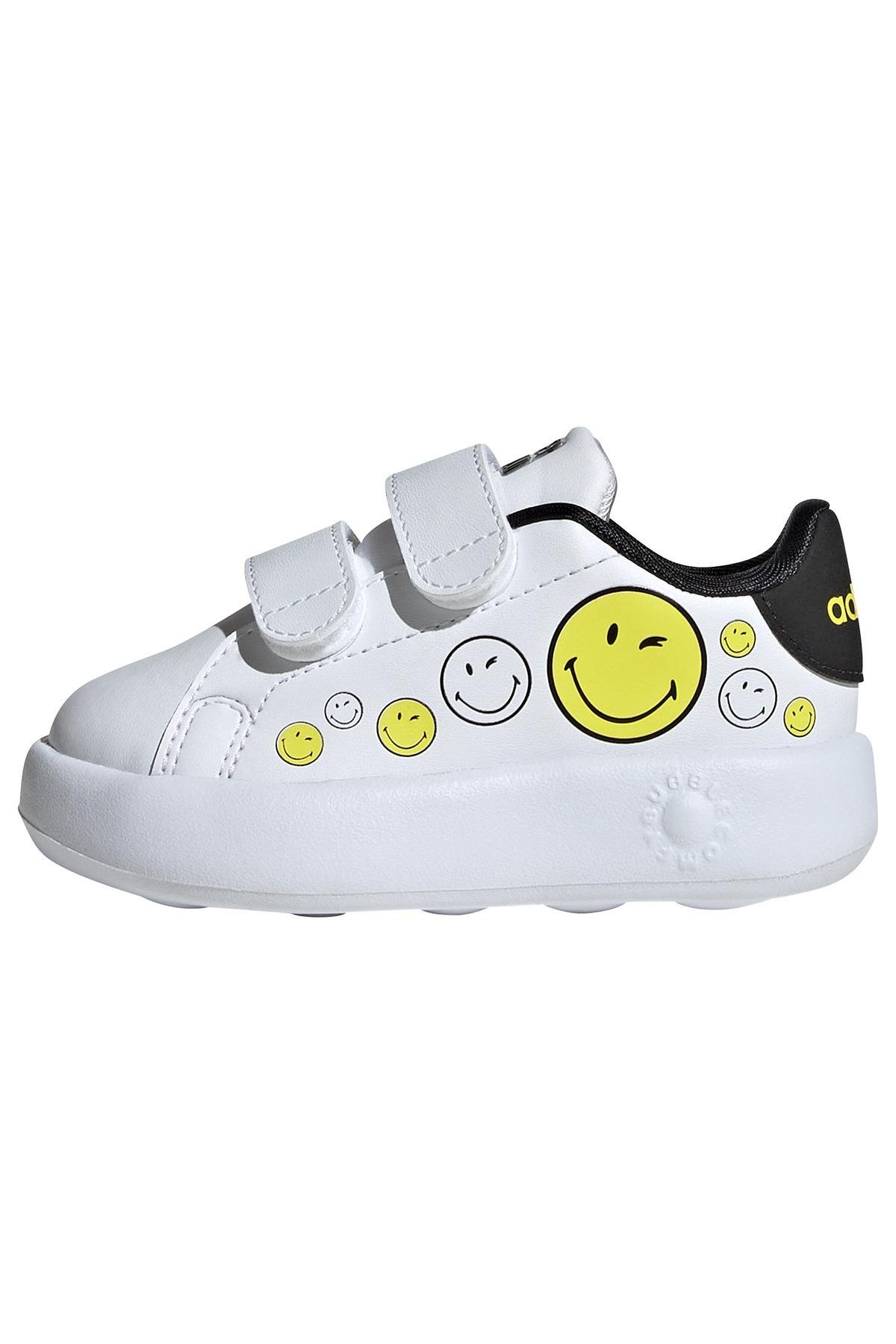adidas Bebek  Beyaz  Yürüyüş Ayakkabısı ADVANTAGE SMILEY CF I IH6257