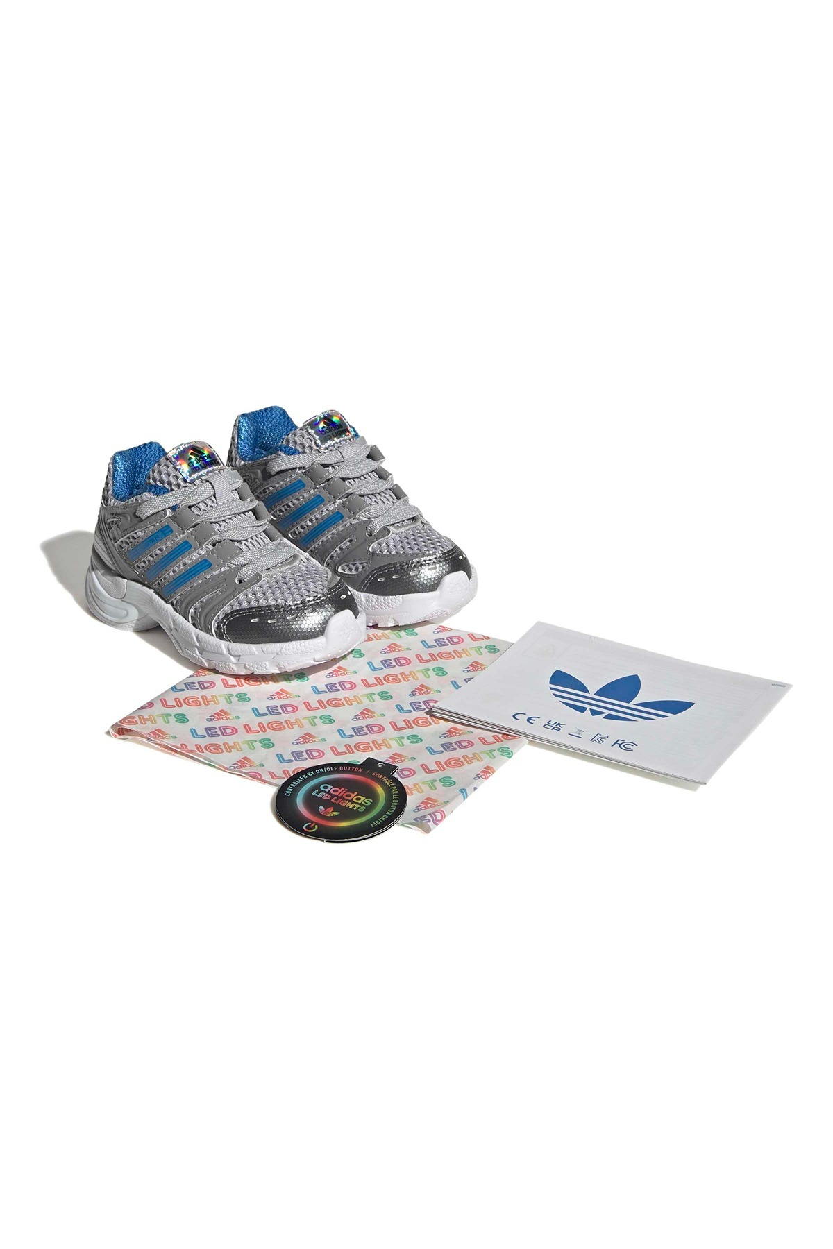 adidas Bebek Koşu Ayakkabısı ADISTAR CONTROL 5 LED ELASTIC LACE SHOES KK2614