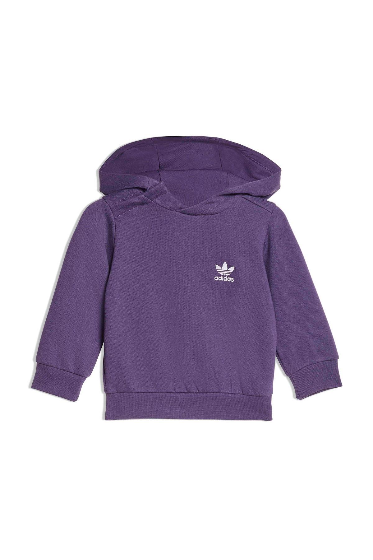 adidas Bebek  Mor  Eşofman HOODIE SET JY4867