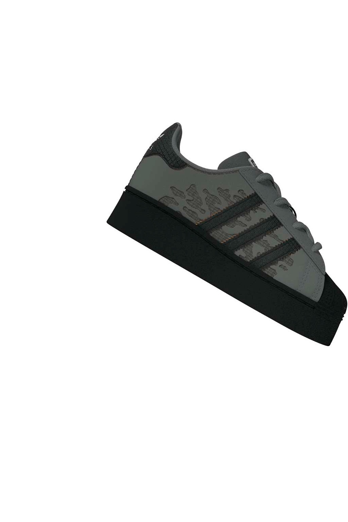 adidas Bebek Spor Ayakkabı SUPERSTAR LED LIGHTS COMFORT CLOSURE ELASTIC LACE SHOES KJ6799