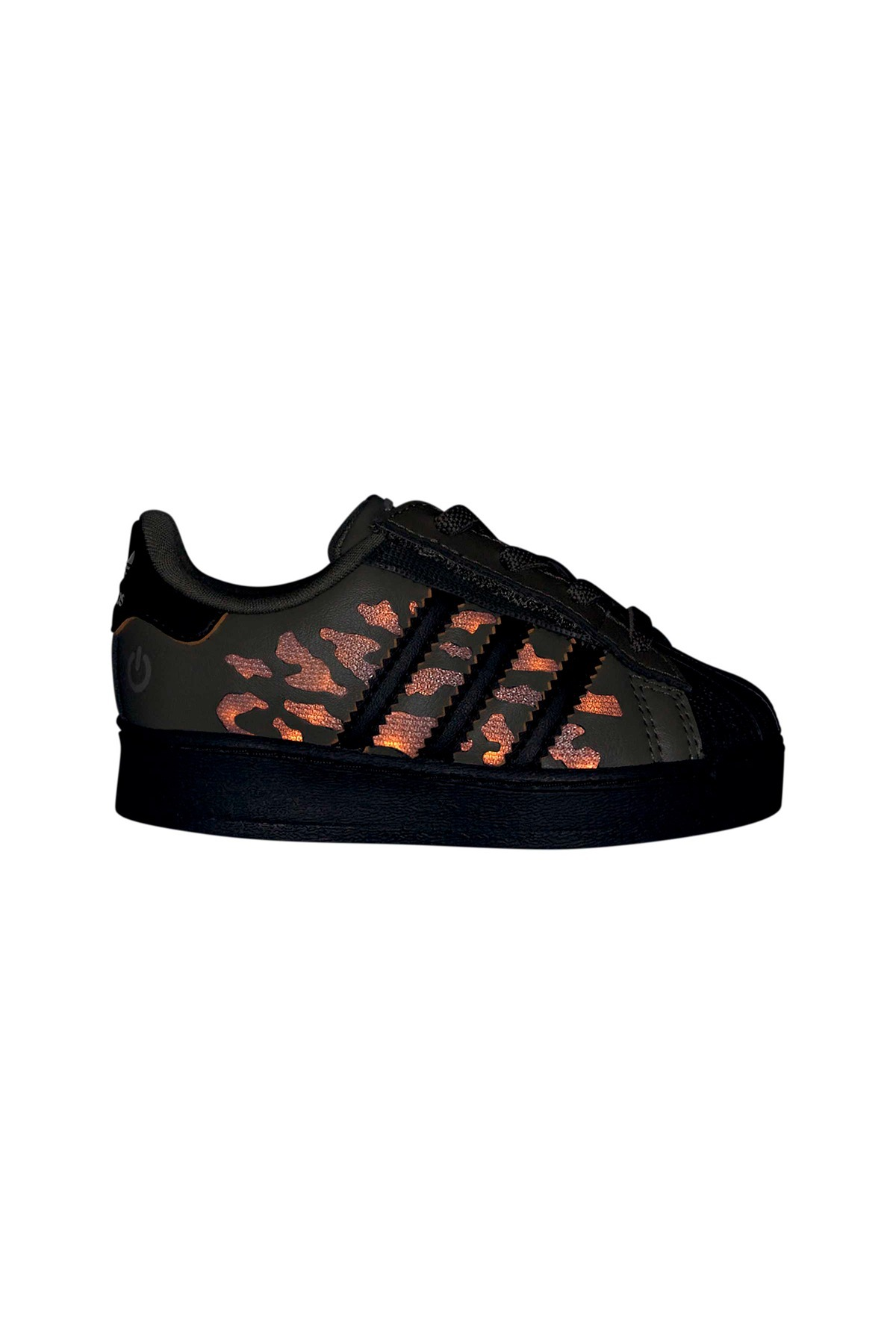 adidas Bebek Spor Ayakkabı SUPERSTAR LED LIGHTS COMFORT CLOSURE ELASTIC LACE SHOES KJ6799