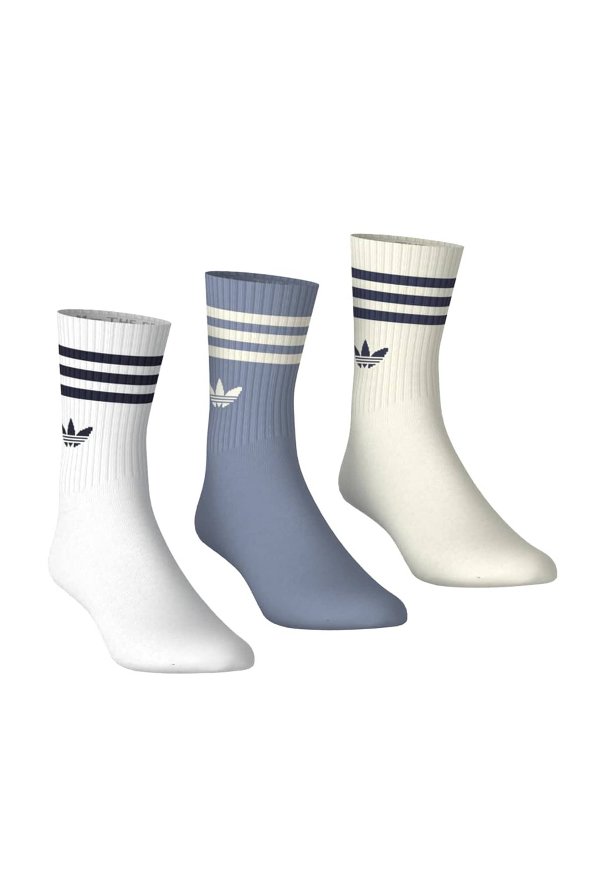 adidas Beyaz  Aksesuar  Çorap 3S CREW S 3P JV7406