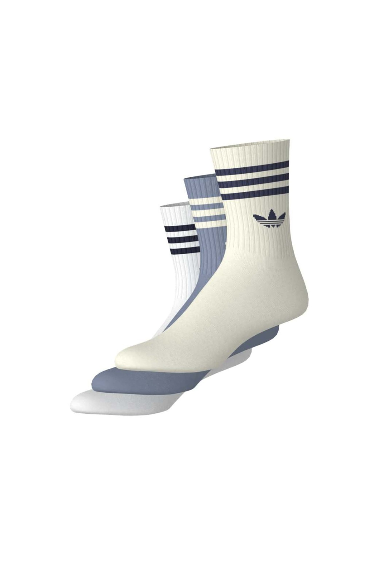 adidas Beyaz  Aksesuar  Çorap 3S CREW S 3P JV7406