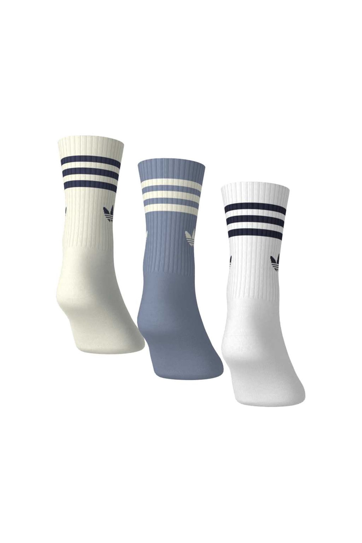 adidas Beyaz  Aksesuar  Çorap 3S CREW S 3P JV7406