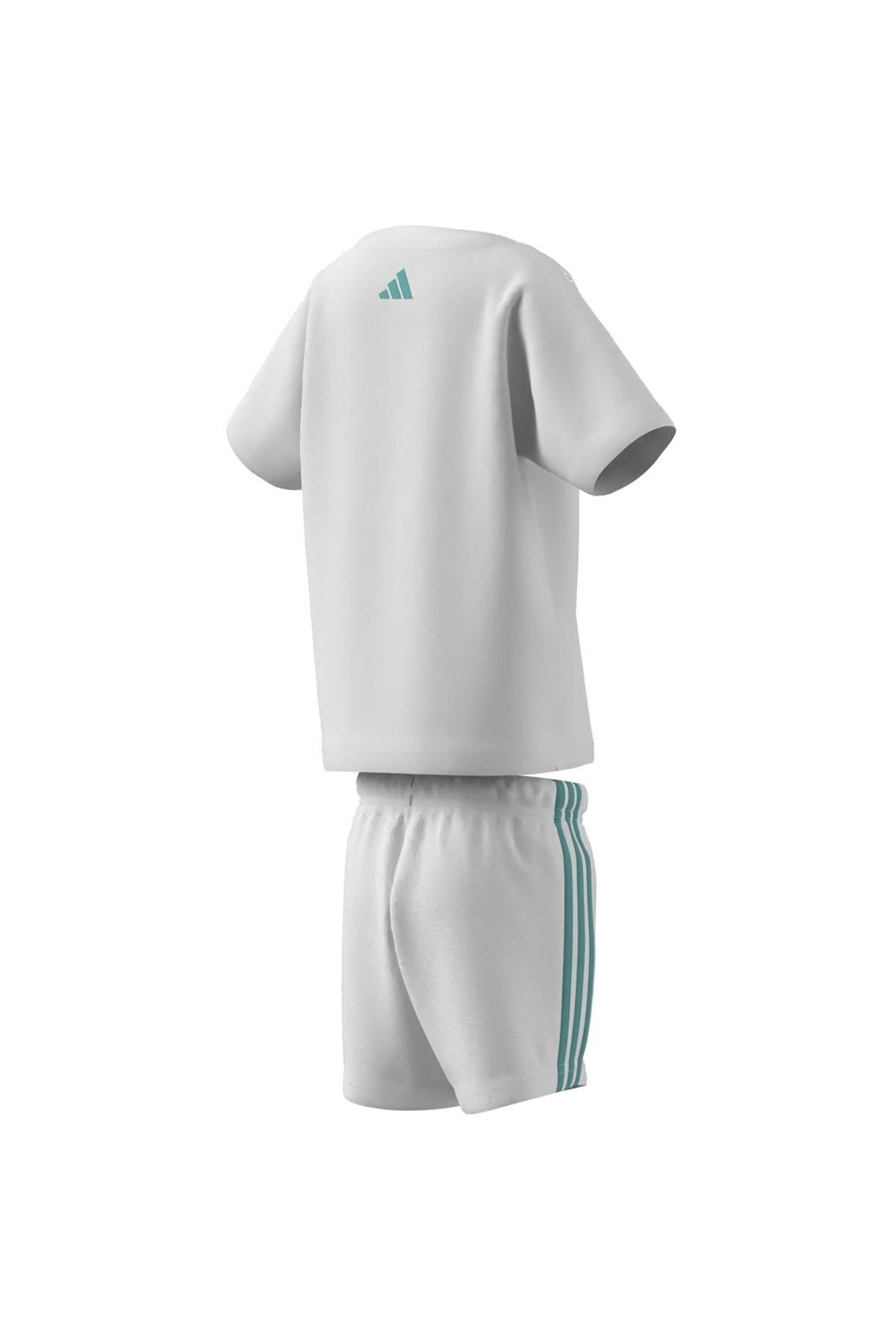 adidas Beyaz Bebek   Şortlu Takım MER DNA BBYJGSS JV5451