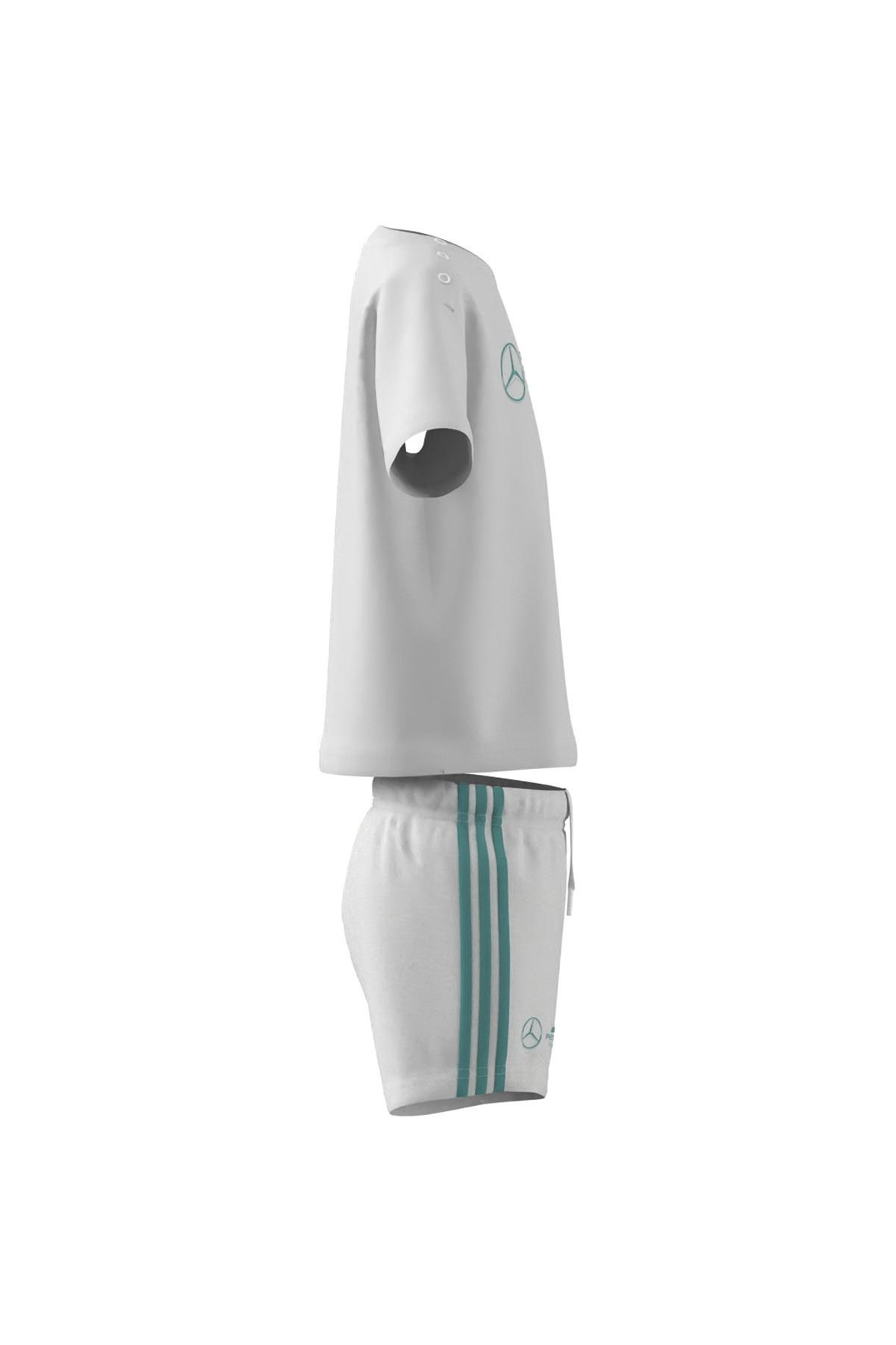 adidas Beyaz Bebek   Şortlu Takım MER DNA BBYJGSS JV5451