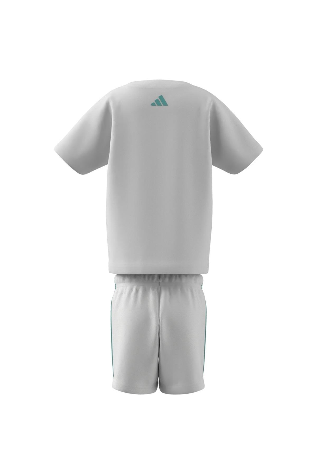 adidas Beyaz Bebek   Şortlu Takım MER DNA BBYJGSS JV5451