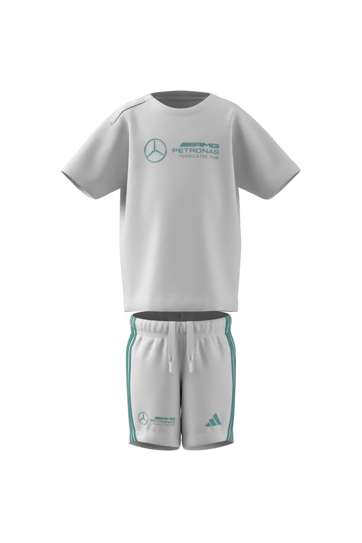 adidas Beyaz Bebek   Şortlu Takım MER DNA BBYJGSS JV5451