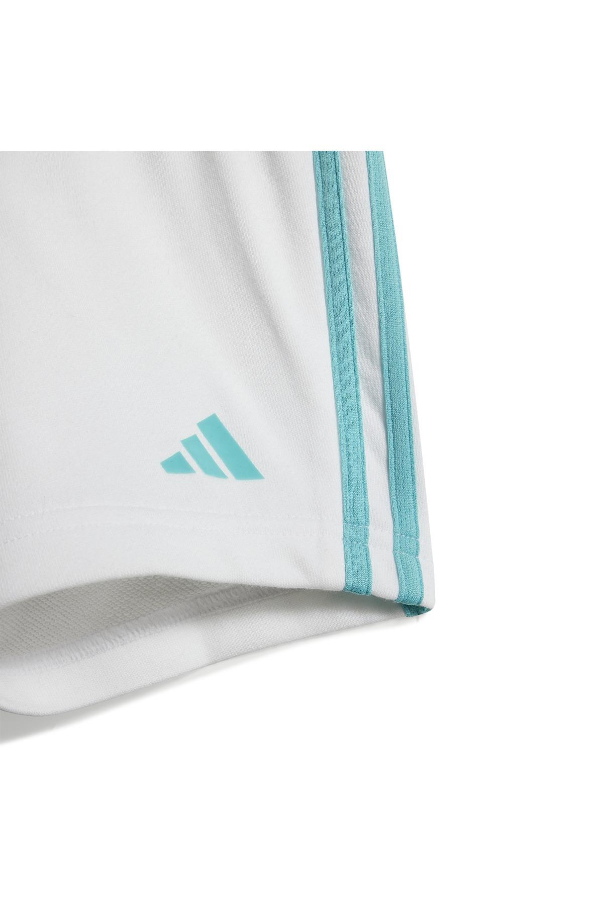 adidas Beyaz Bebek   Şortlu Takım MER DNA BBYJGSS JV5451