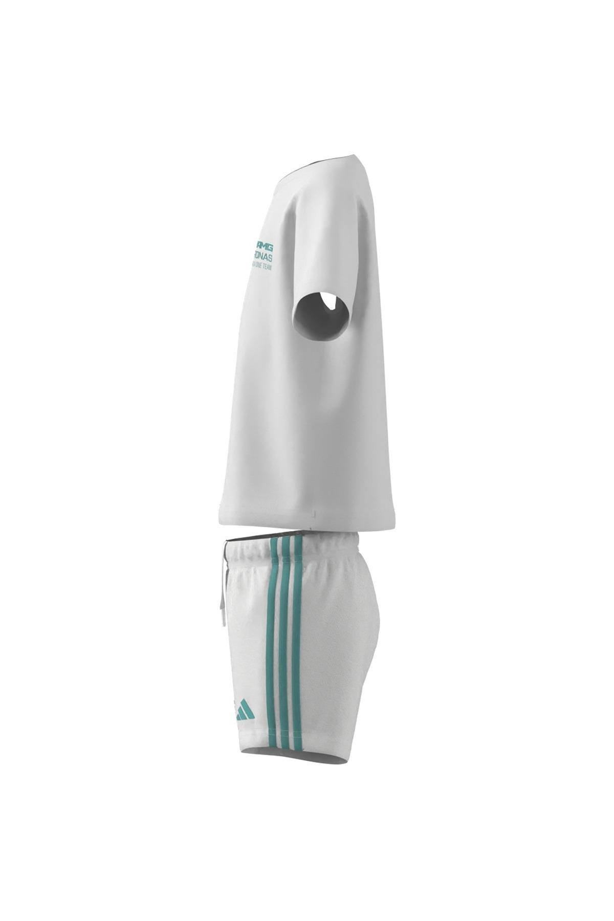 adidas Beyaz Bebek   Şortlu Takım MER DNA BBYJGSS JV5451