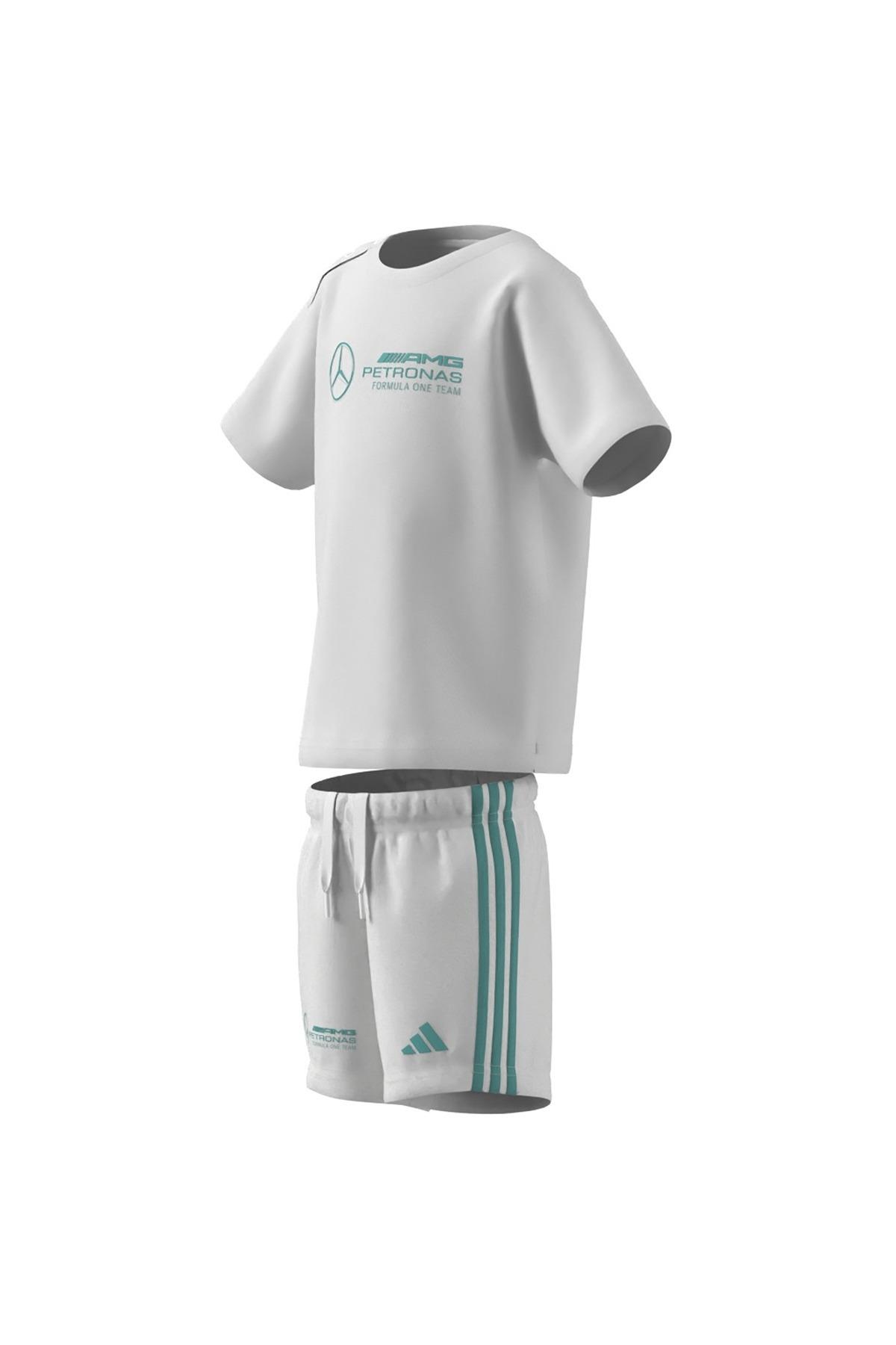 adidas Beyaz Bebek   Şortlu Takım MER DNA BBYJGSS JV5451