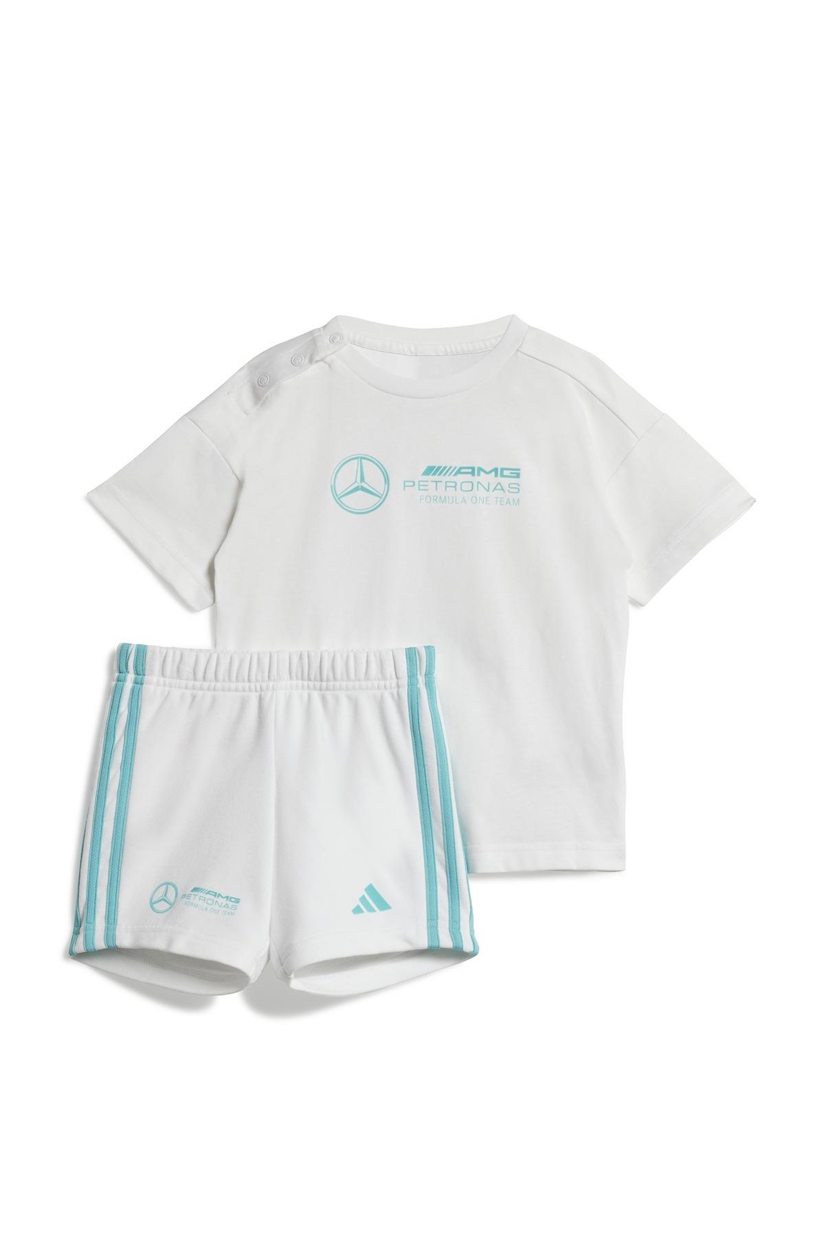 adidas Beyaz Bebek   Şortlu Takım MER DNA BBYJGSS JV5451