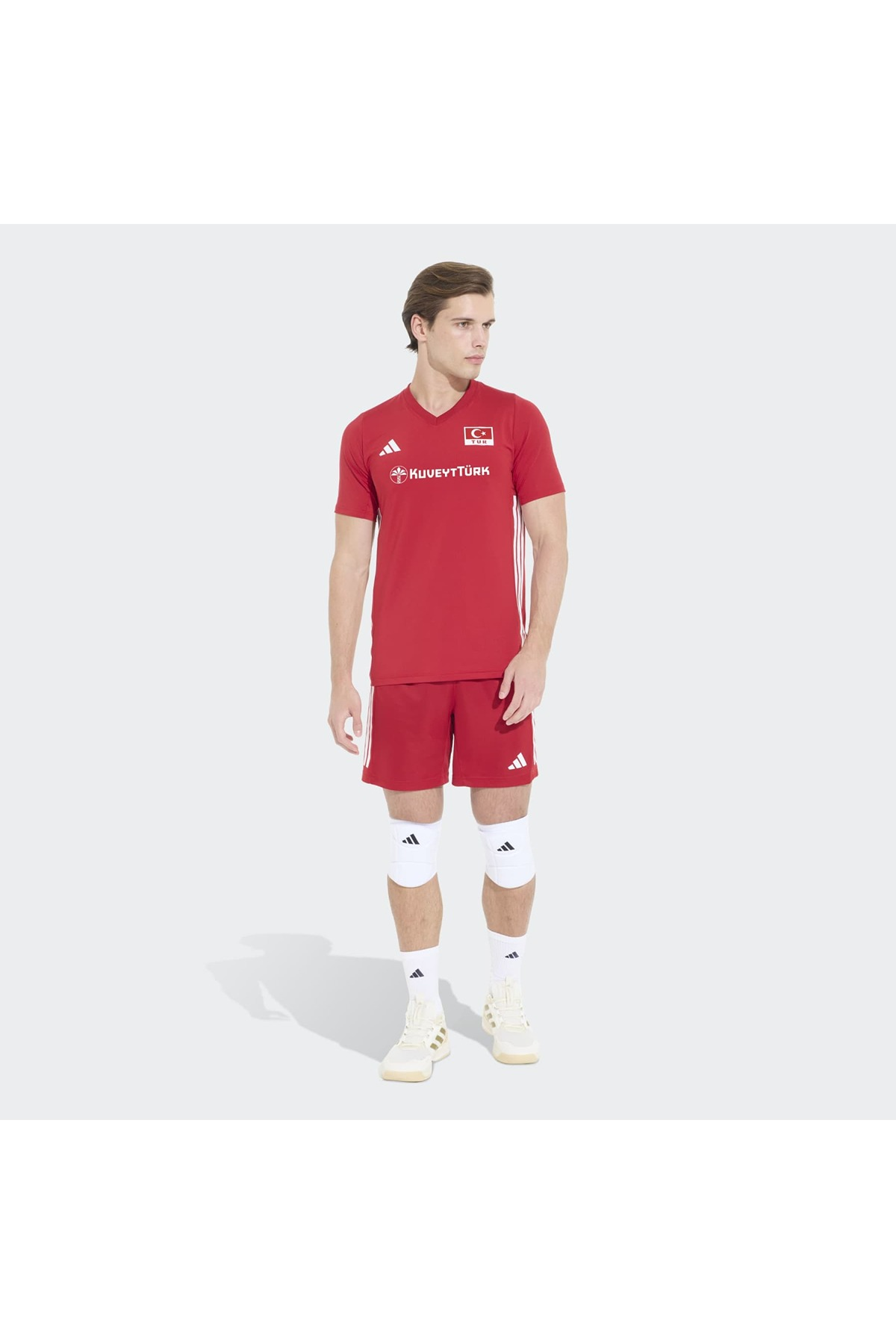 adidas Beyaz  Erkek  Forma CUQuickset SS M TVF KM7472