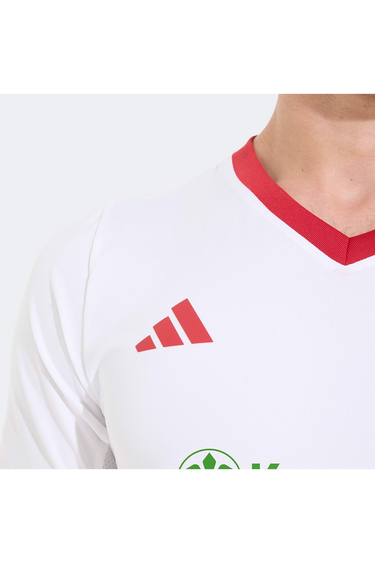 adidas Beyaz  Erkek  Forma CUQuickset SS M TVF KM7472
