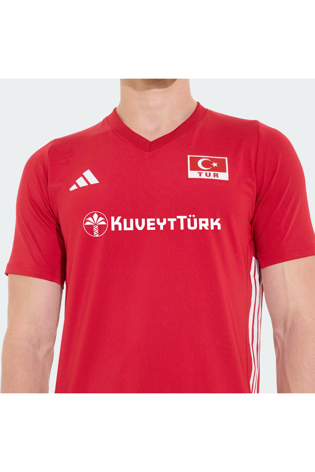 adidas Beyaz  Erkek  Forma CUQuickset SS M TVF KM7472