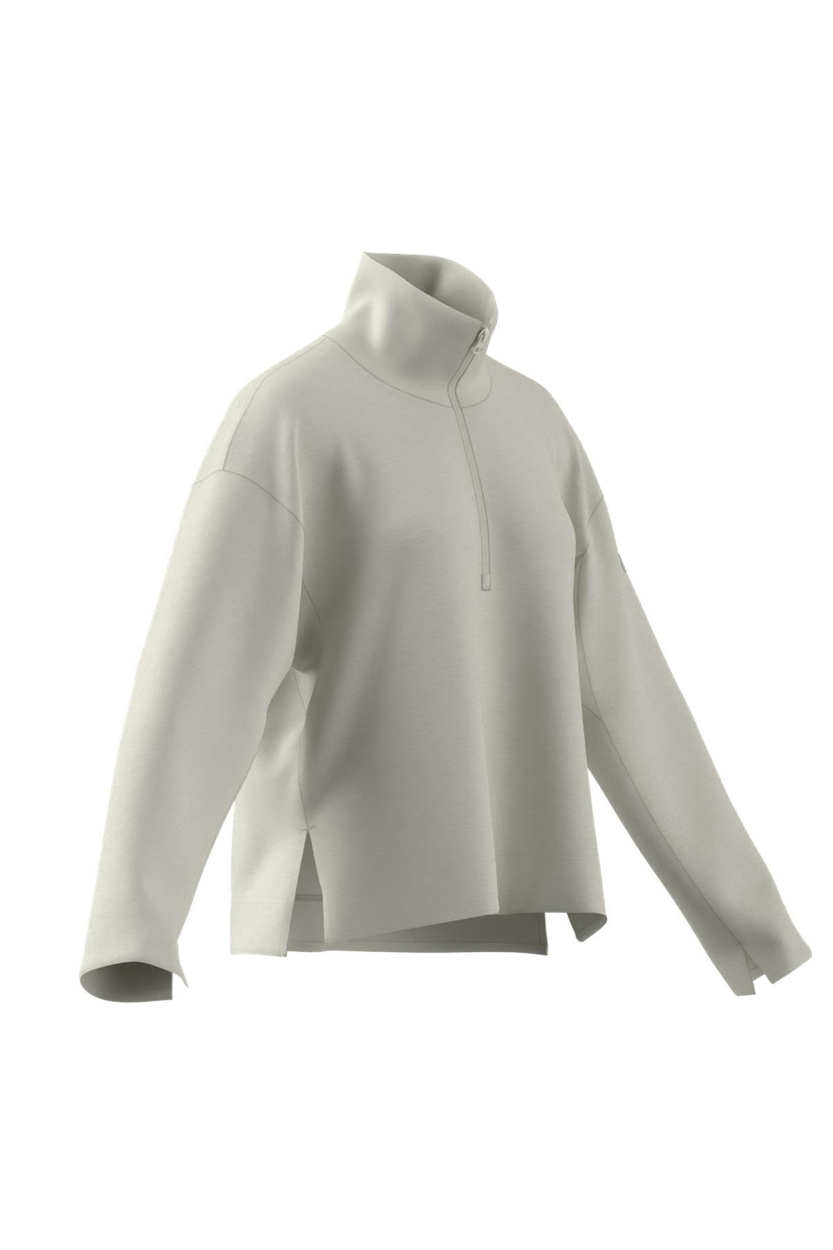 adidas Beyaz Kadın   Sweatshirt W ALL SZN SL QZ JV9907