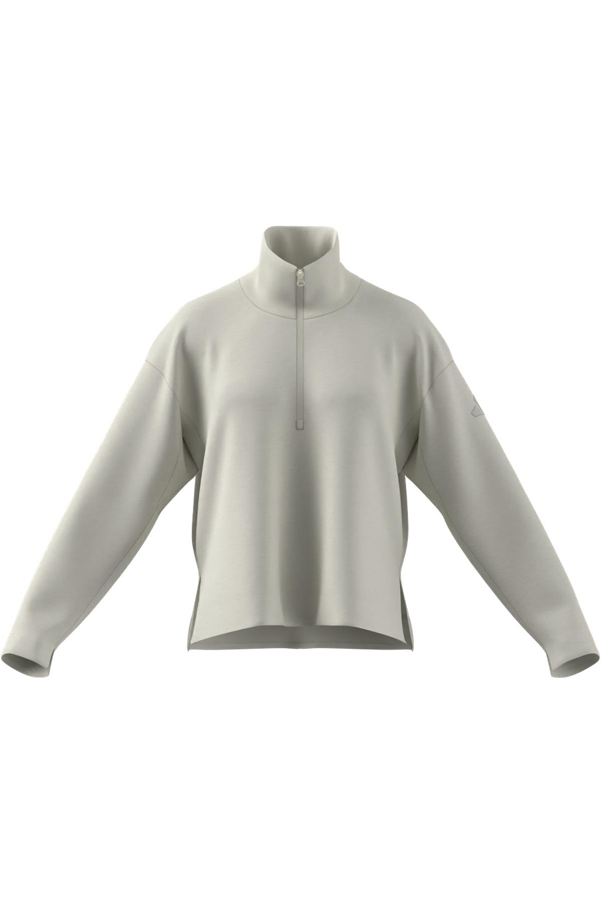 adidas Beyaz Kadın   Sweatshirt W ALL SZN SL QZ JV9907