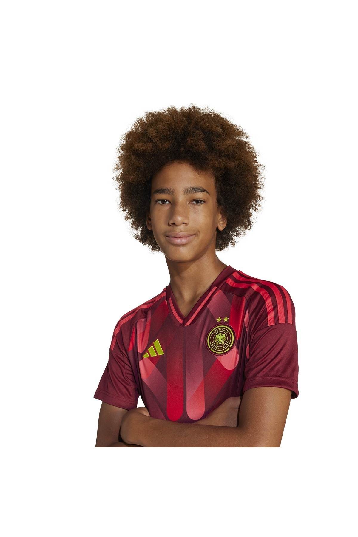 adidas Bordo Unisex Çocuk   Forma DFB A JSY Y JF2608