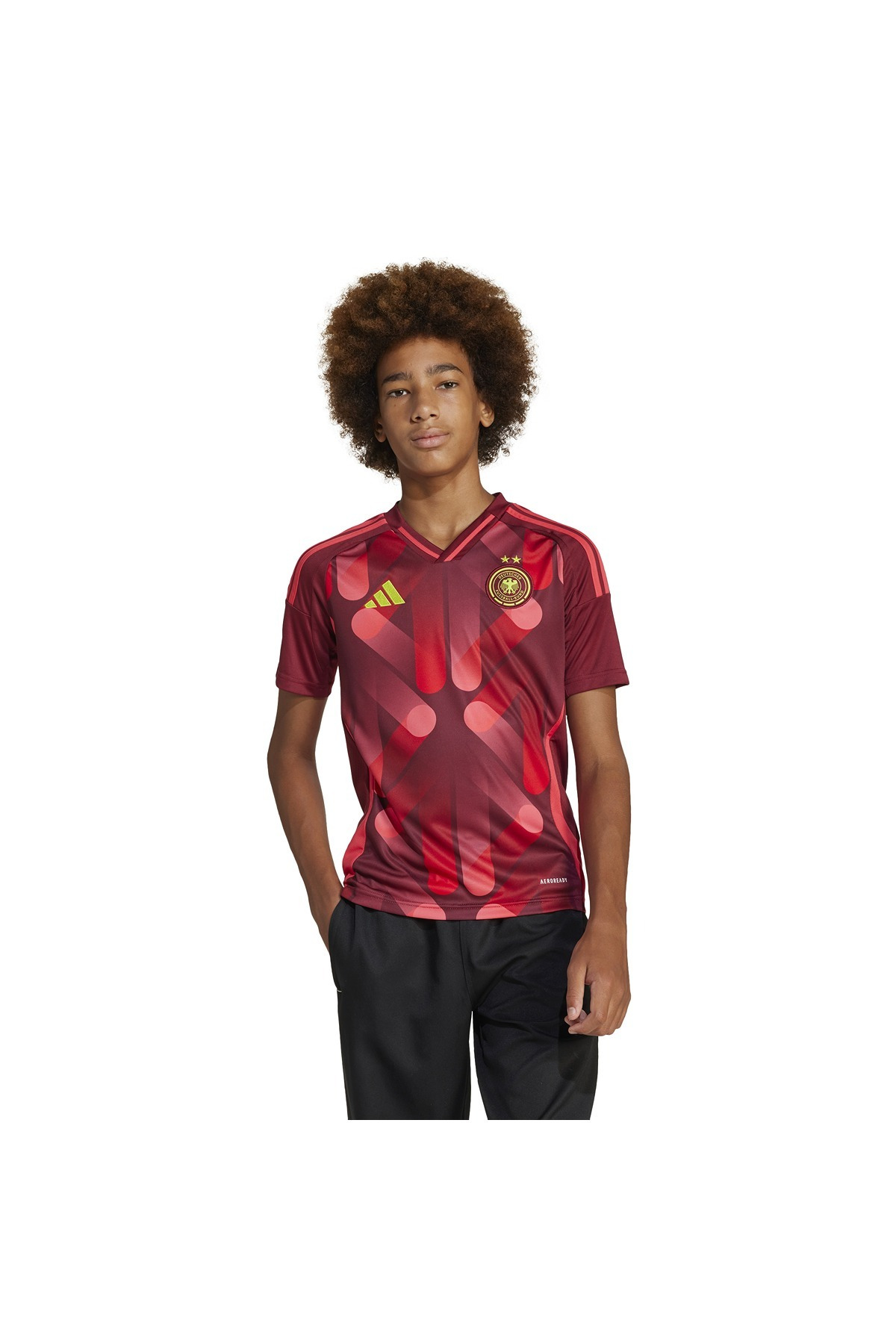 adidas Bordo Unisex Çocuk   Forma DFB A JSY Y JF2608