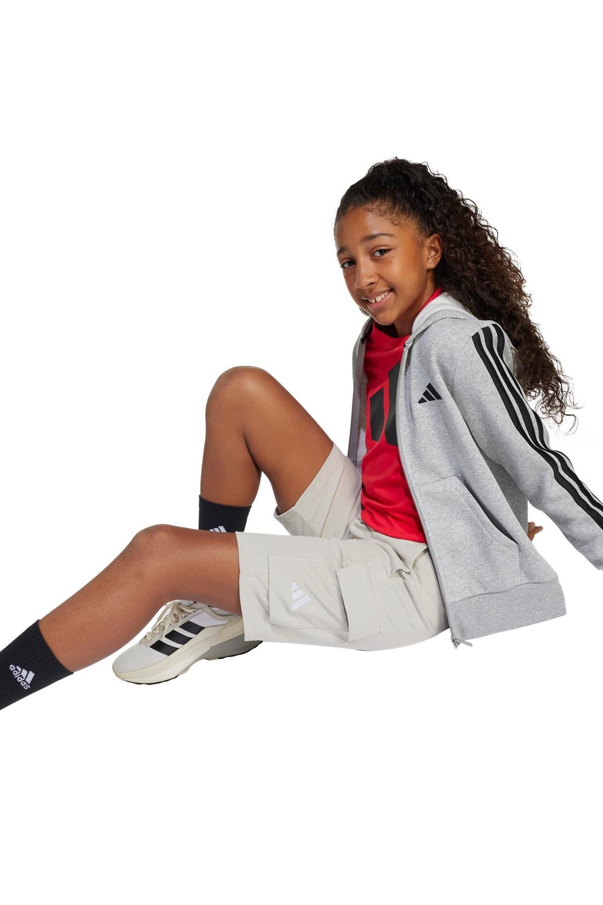adidas Çocuk  Bej  Şort J SL FT C SH JN7994