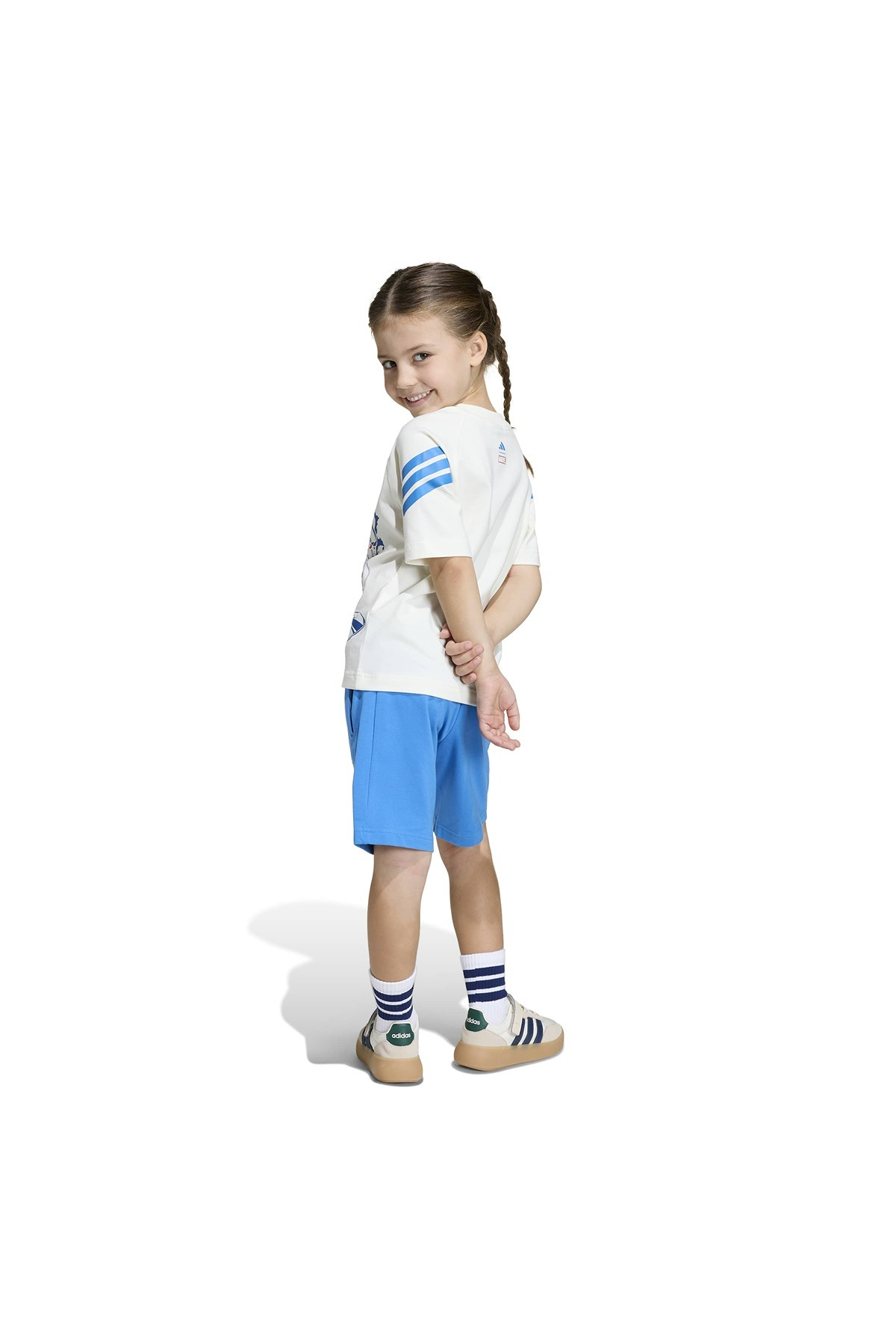 adidas Çocuk Beyaz  Eşofman LK MRVL AV TSET JZ3573