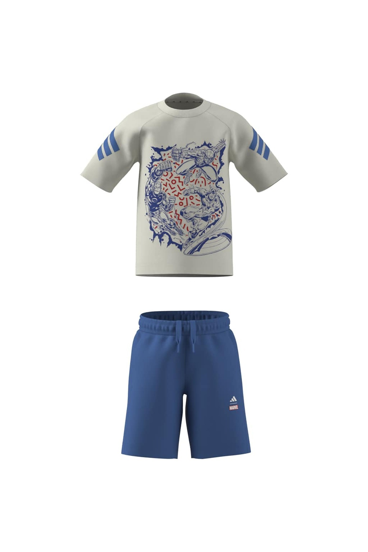 adidas Çocuk Beyaz  Eşofman LK MRVL AV TSET JZ3573