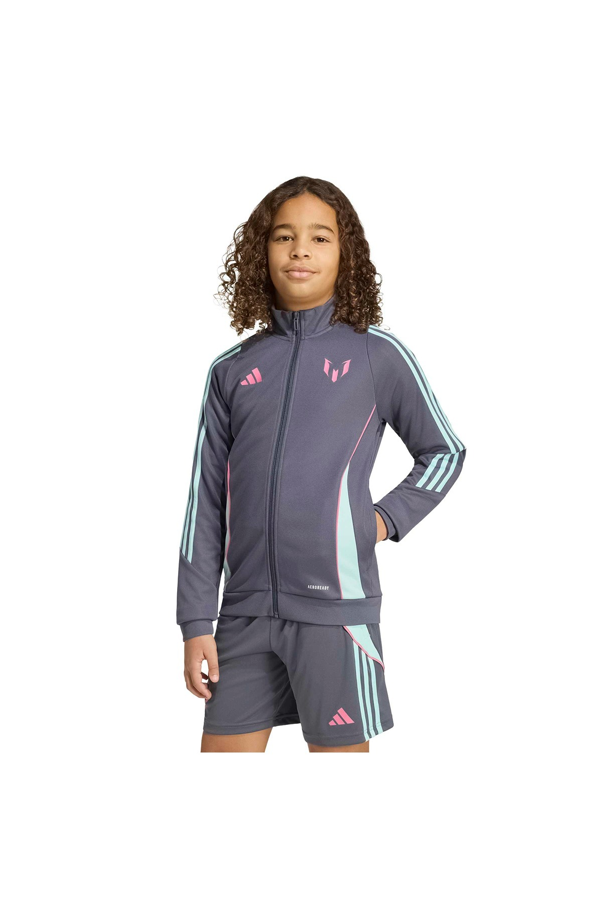 adidas Çocuk  Gri  Ceket MESSI JKT Y KD6426