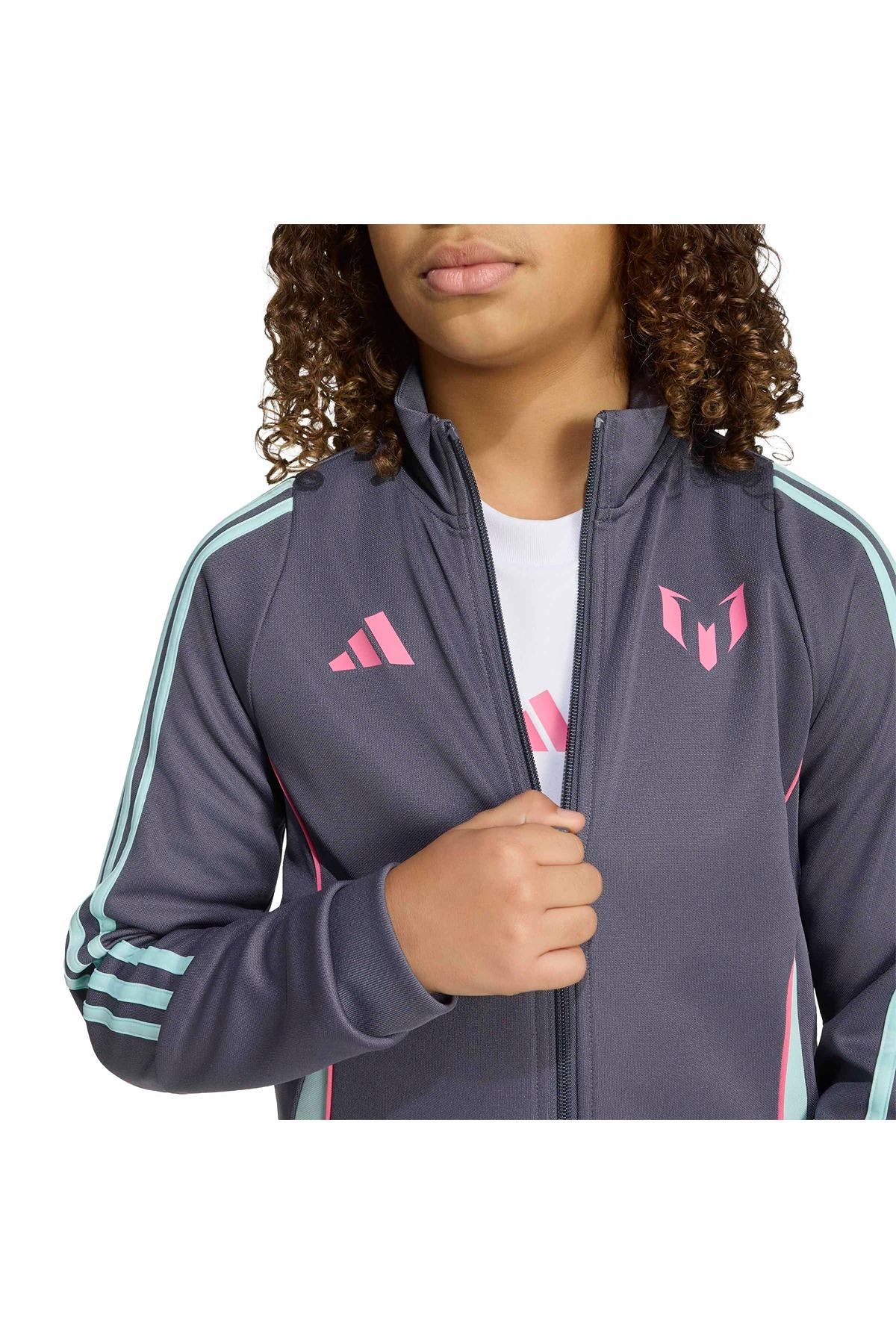 adidas Çocuk  Gri  Ceket MESSI JKT Y KD6426