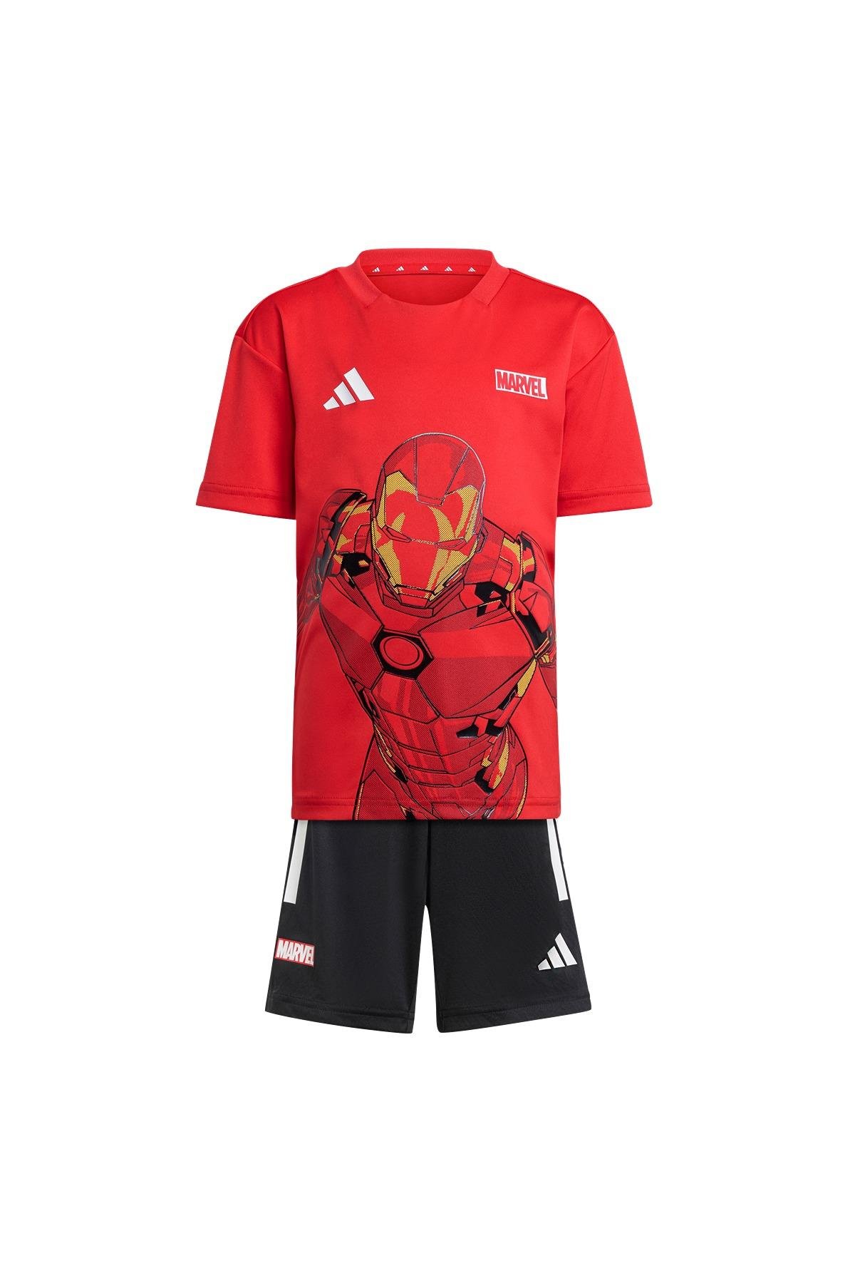 adidas Çocuk  Kırmızı  BEBEK ESOFMAN TAKIMI LK MRVL IM TSET JF3656