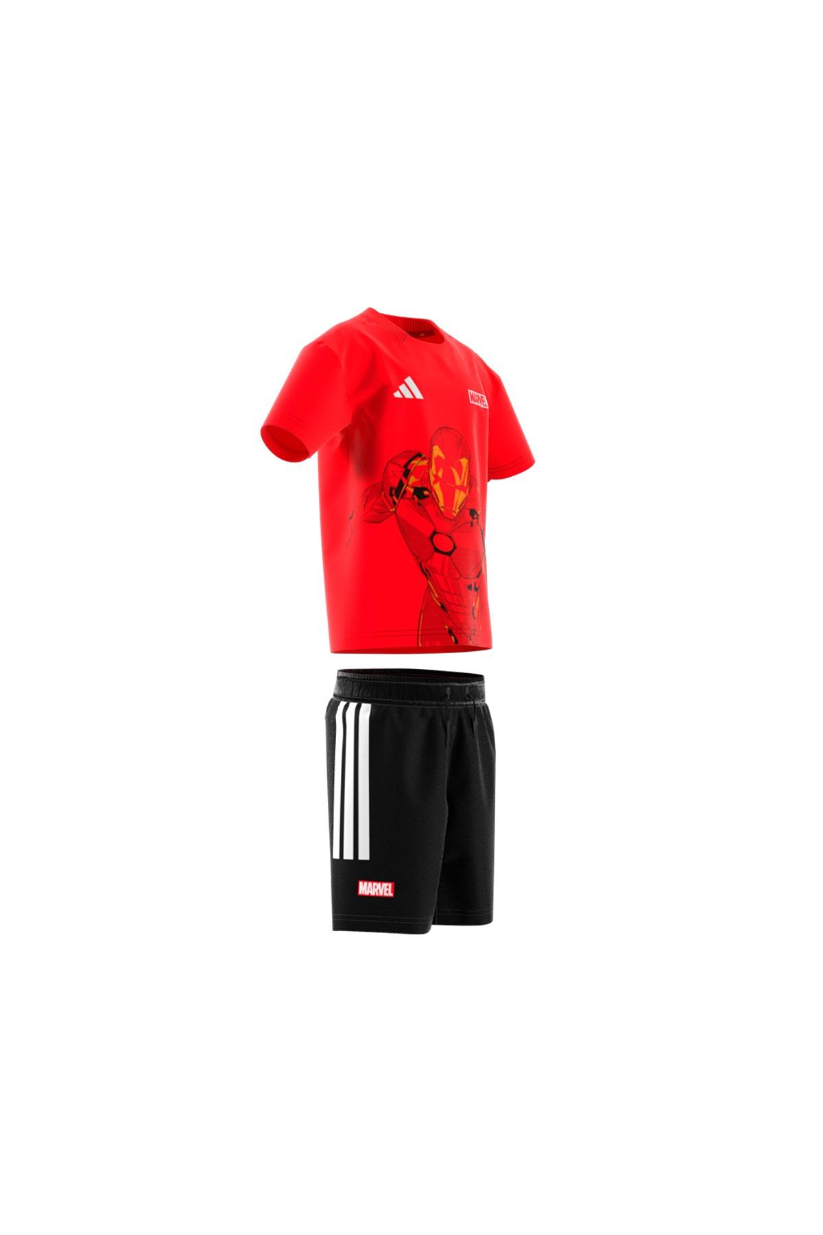 adidas Çocuk  Kırmızı  BEBEK ESOFMAN TAKIMI LK MRVL IM TSET JF3656