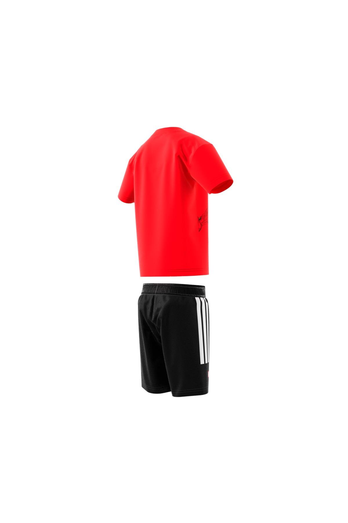 adidas Çocuk  Kırmızı  BEBEK ESOFMAN TAKIMI LK MRVL IM TSET JF3656