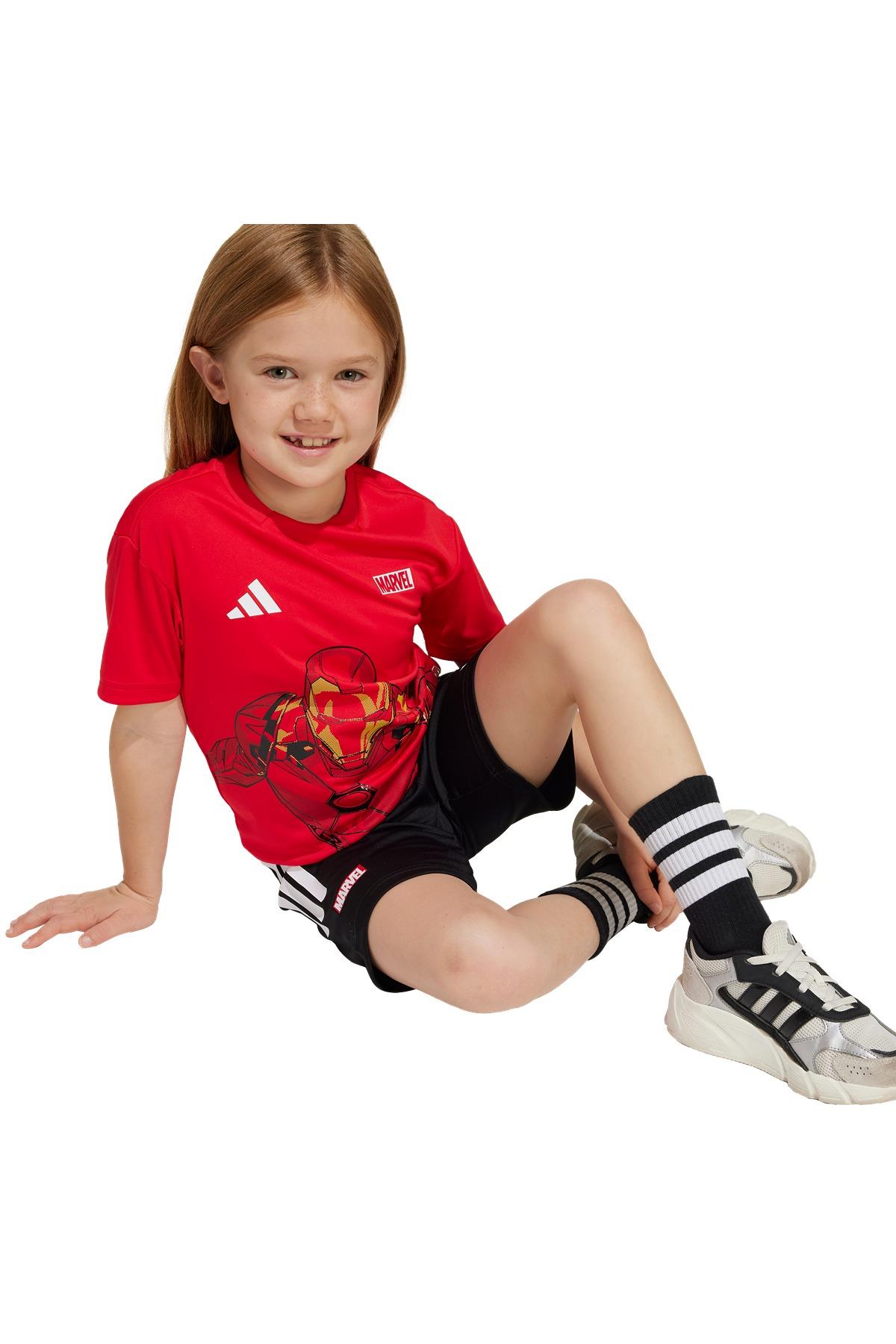 adidas Çocuk  Kırmızı  BEBEK ESOFMAN TAKIMI LK MRVL IM TSET JF3656