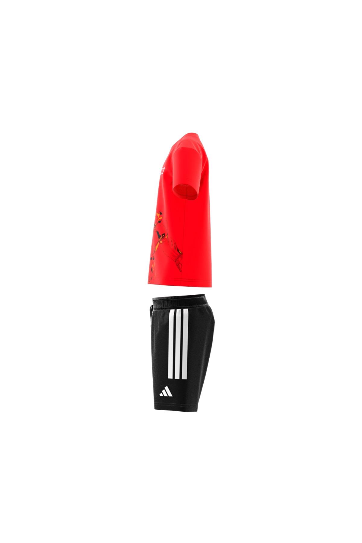 adidas Çocuk  Kırmızı  BEBEK ESOFMAN TAKIMI LK MRVL IM TSET JF3656