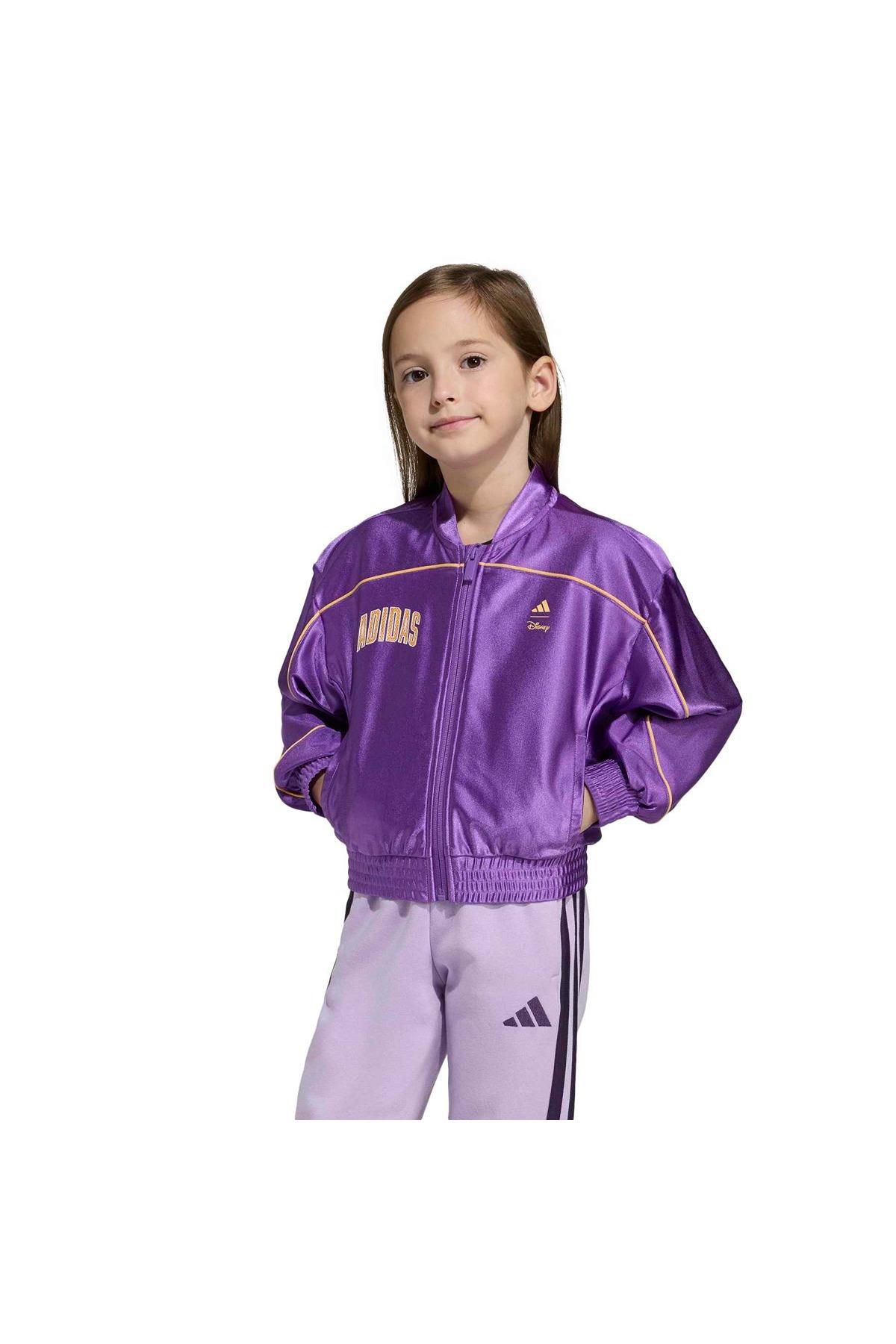 adidas  Çocuk Mor  Ceket LG DY MI TT JZ3566