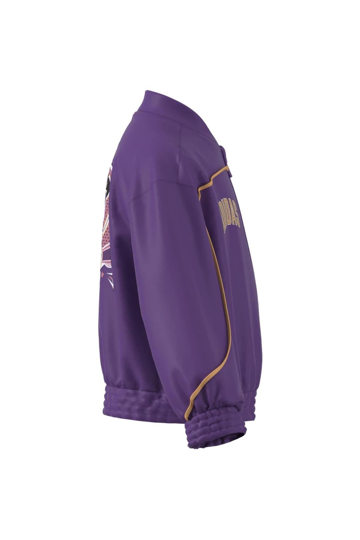 adidas  Çocuk Mor  Ceket LG DY MI TT JZ3566