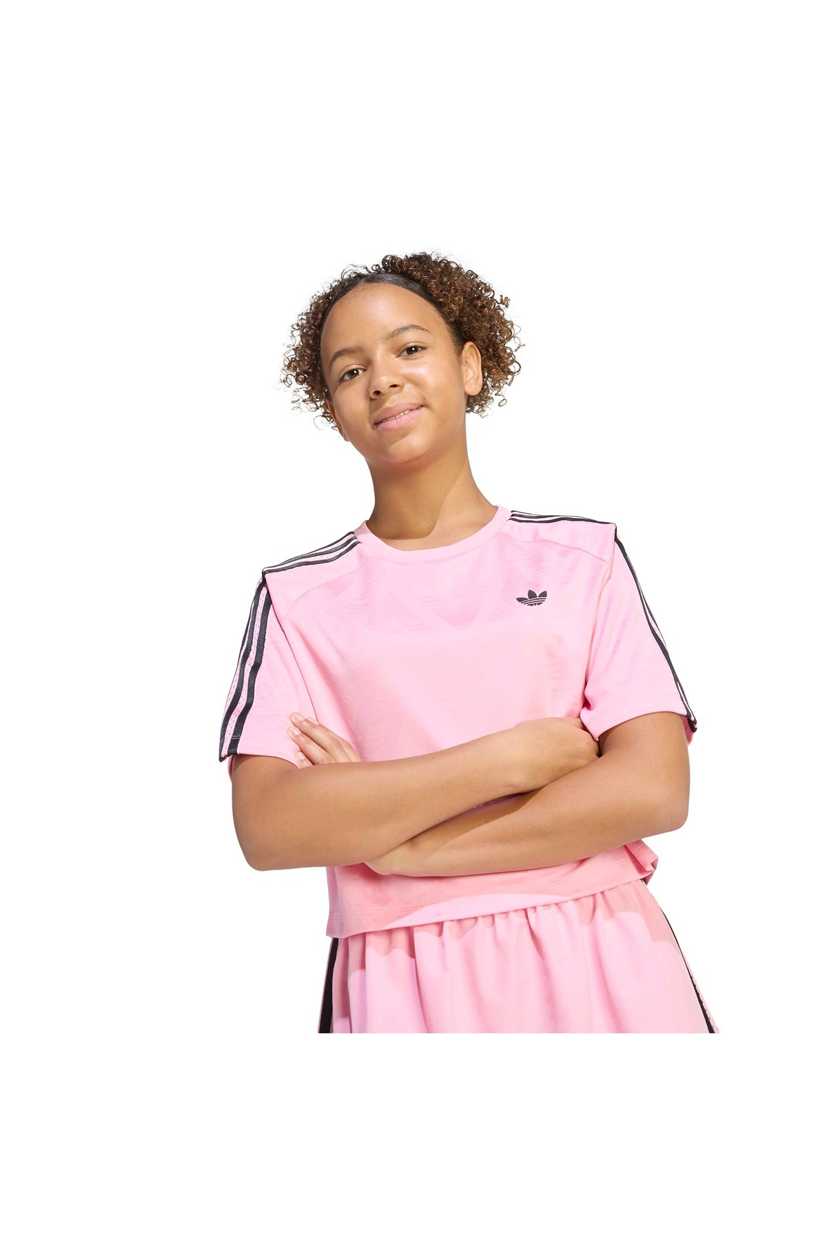 adidas Çocuk Pembe  Forma BOXY JERSEY KD7832