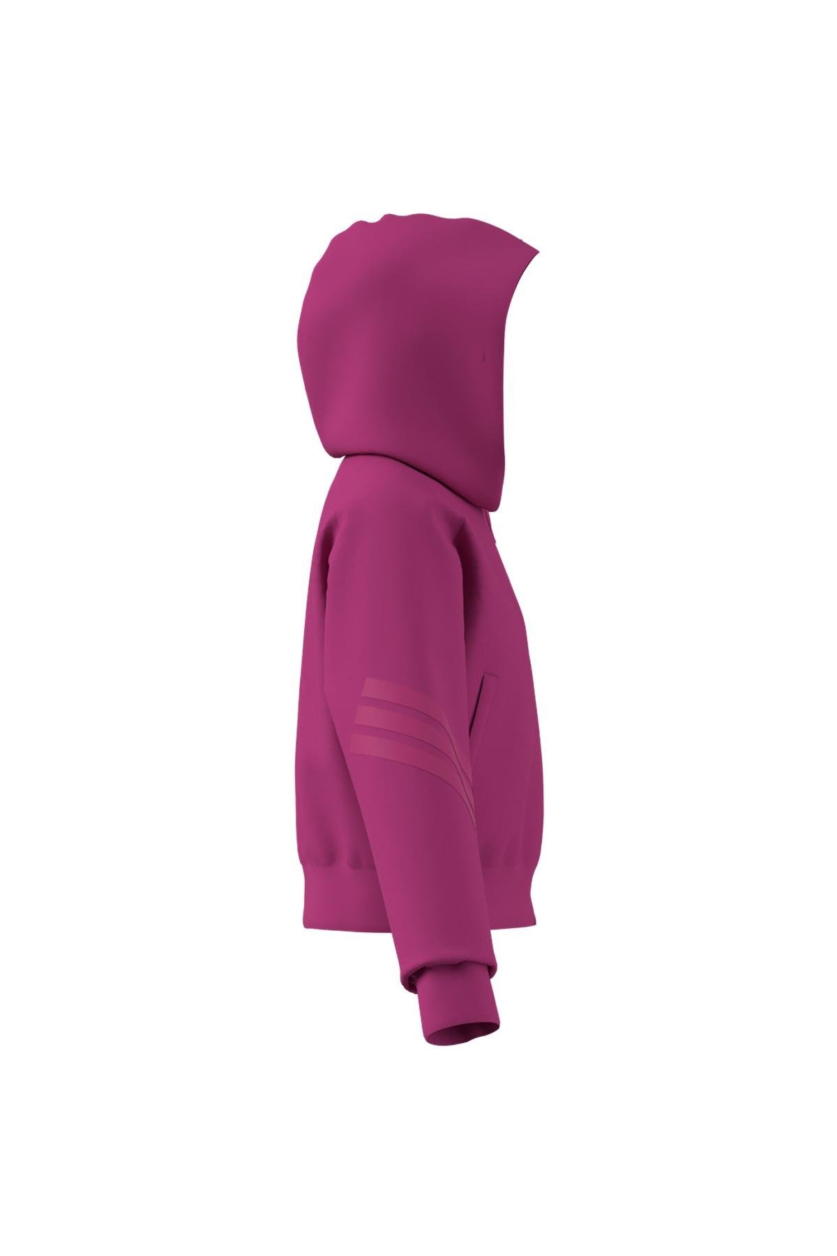 adidas Çocuk  Pembe  KAPŞONLU CEKET JG FI 3S FZ JJ4849