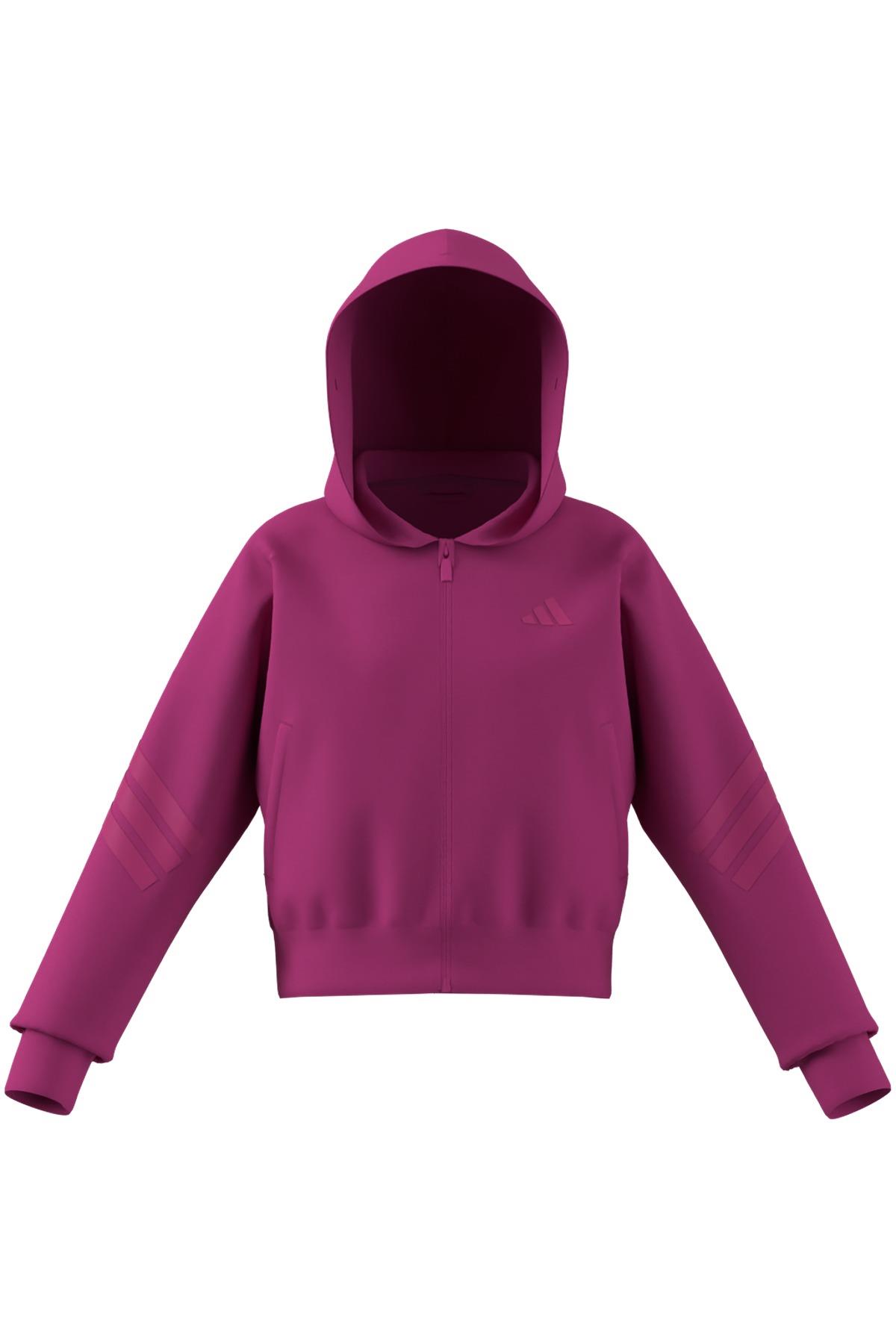 adidas Çocuk  Pembe  KAPŞONLU CEKET JG FI 3S FZ JJ4849