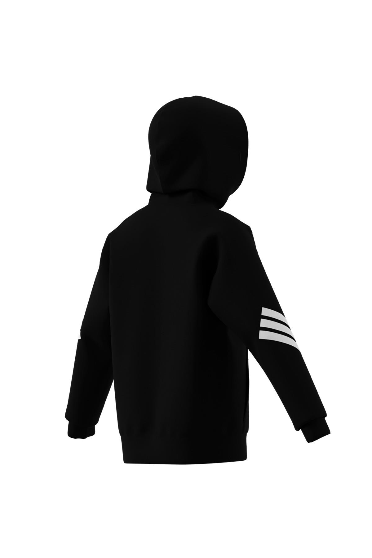 adidas Çocuk  Siyah  Ceket J FI 3S FZ HD JJ4801