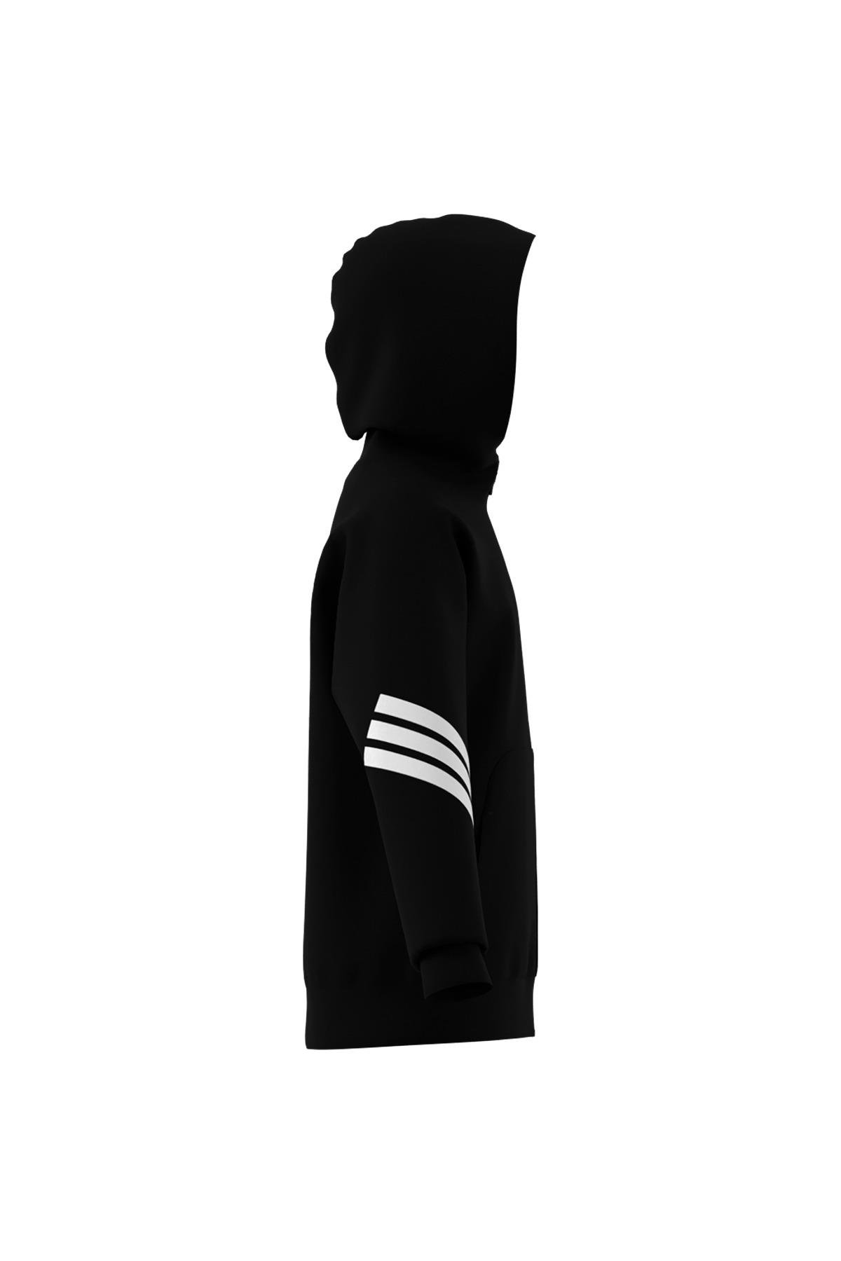 adidas Çocuk  Siyah  Ceket J FI 3S FZ HD JJ4801