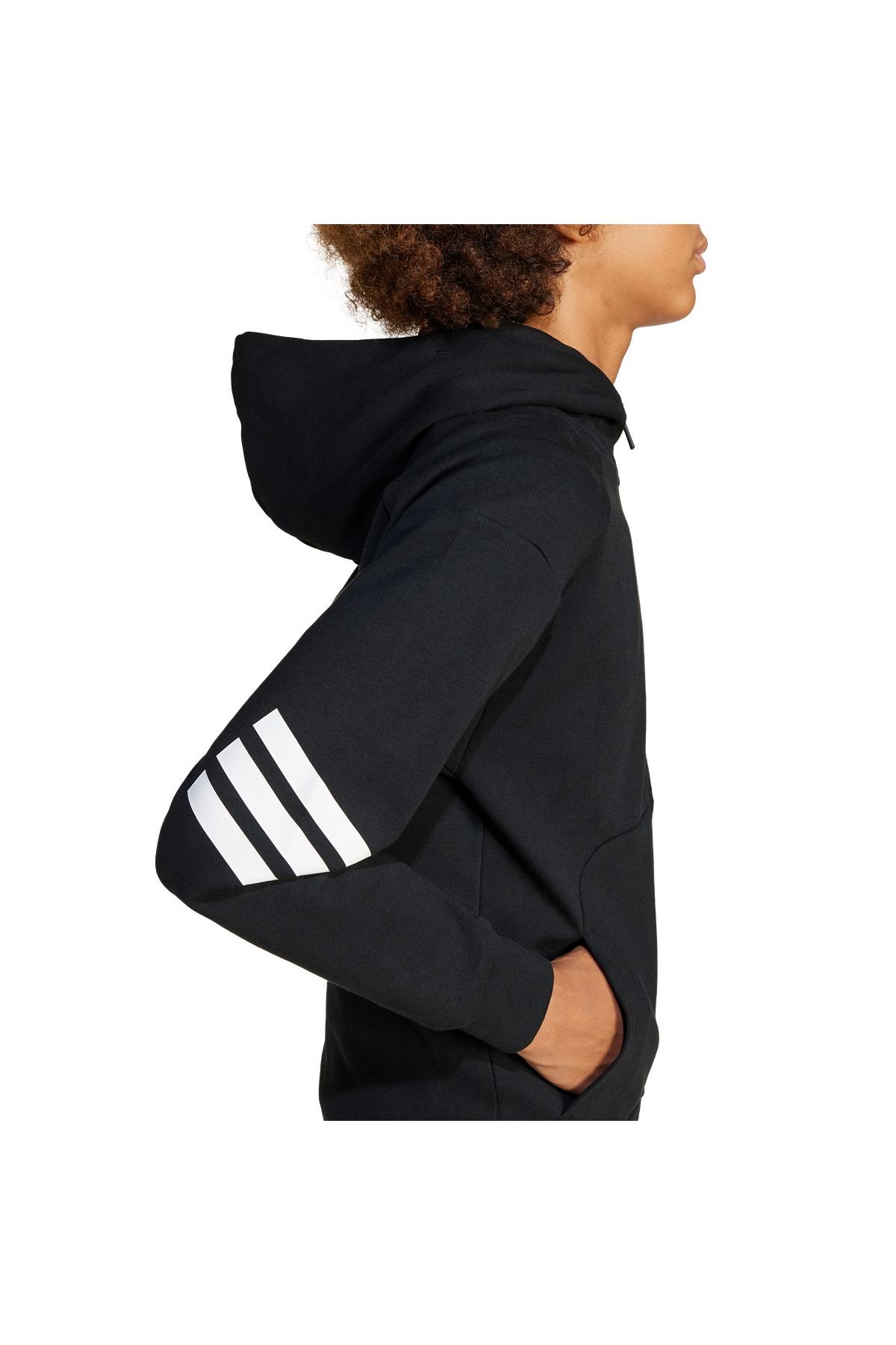 adidas Çocuk  Siyah  Ceket J FI 3S FZ HD JJ4801