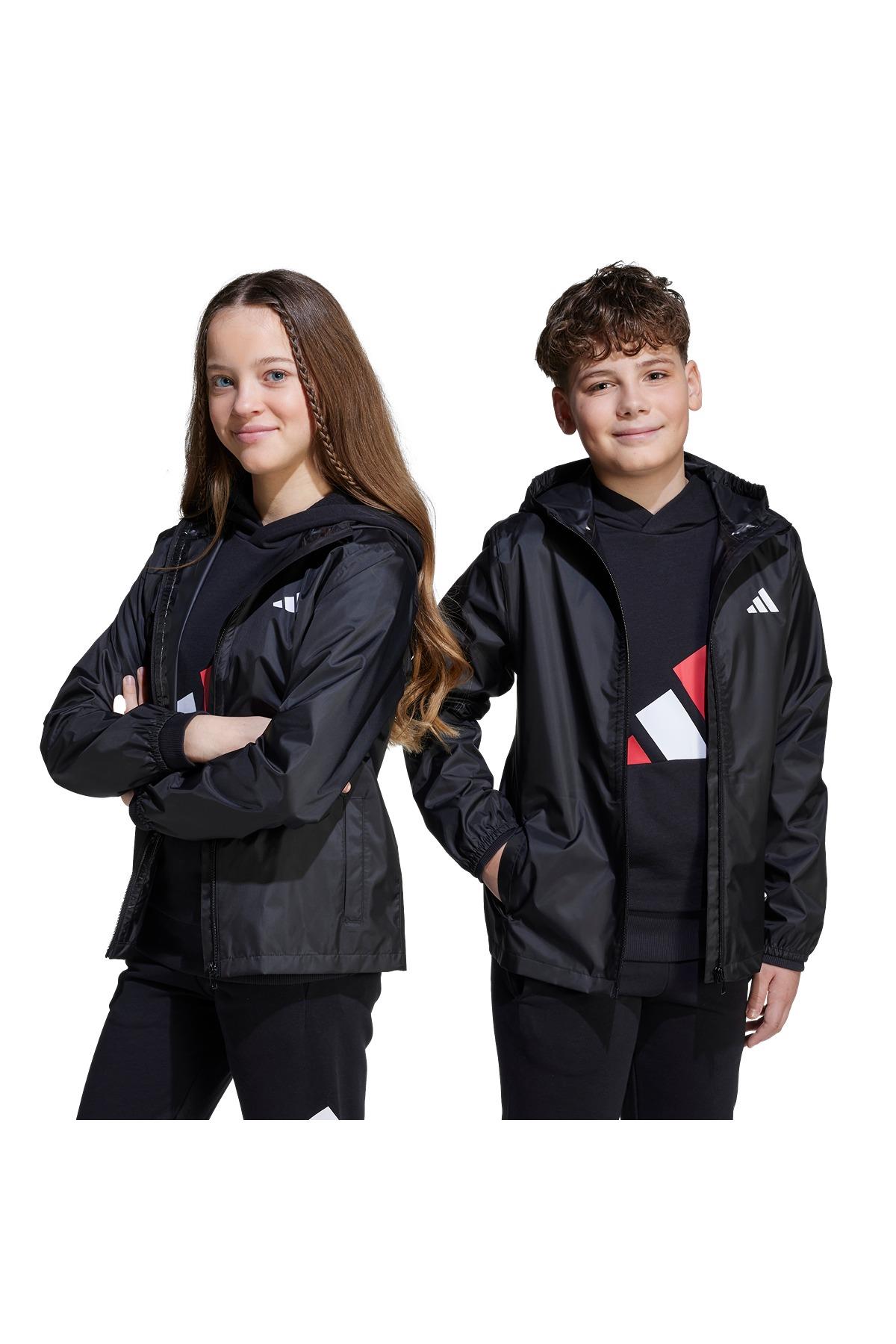 adidas Çocuk  Siyah  Ceket J RAIN JKT JL9046